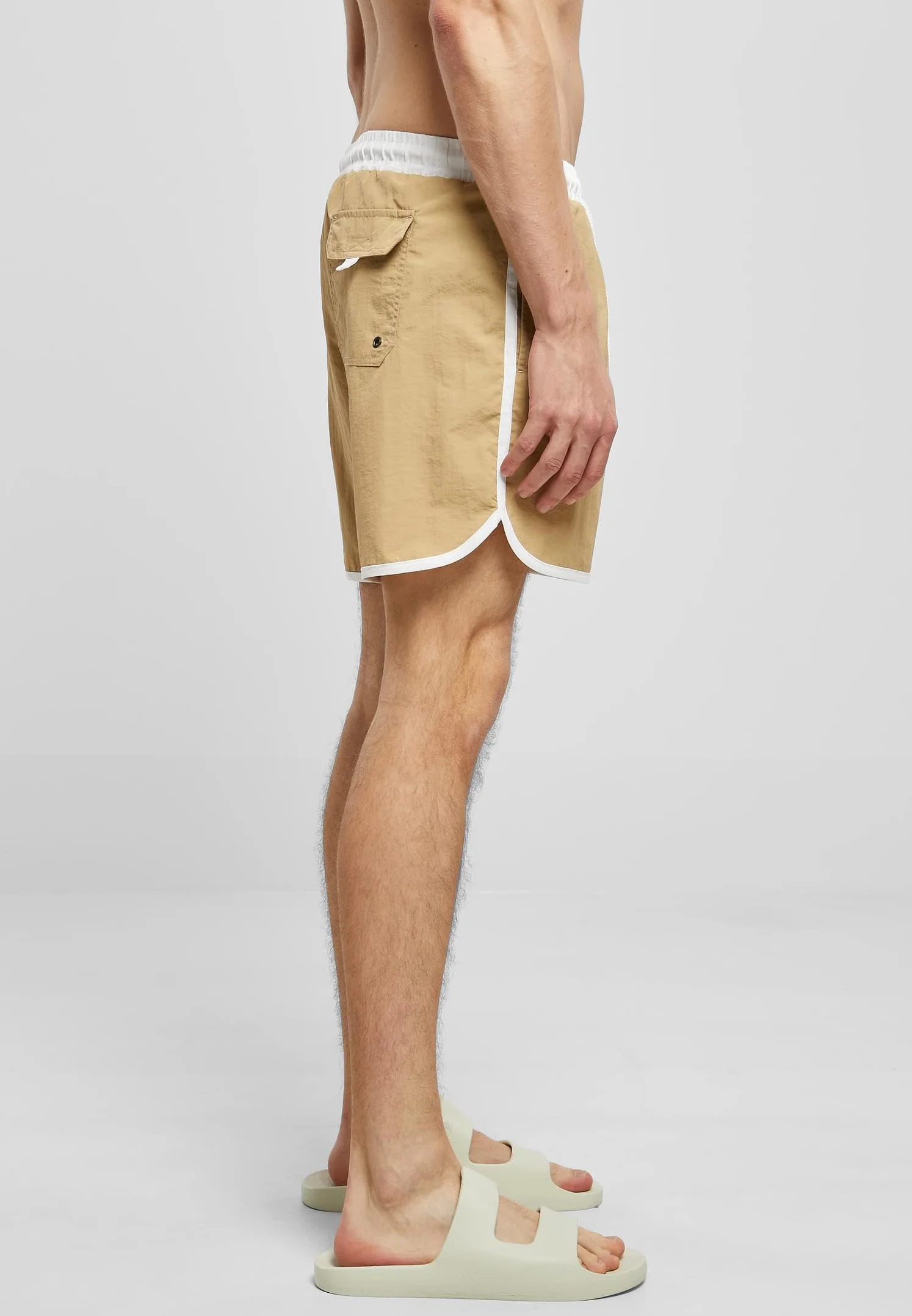 Urban Classics Retro Bañador Hombre Gris Marengo
