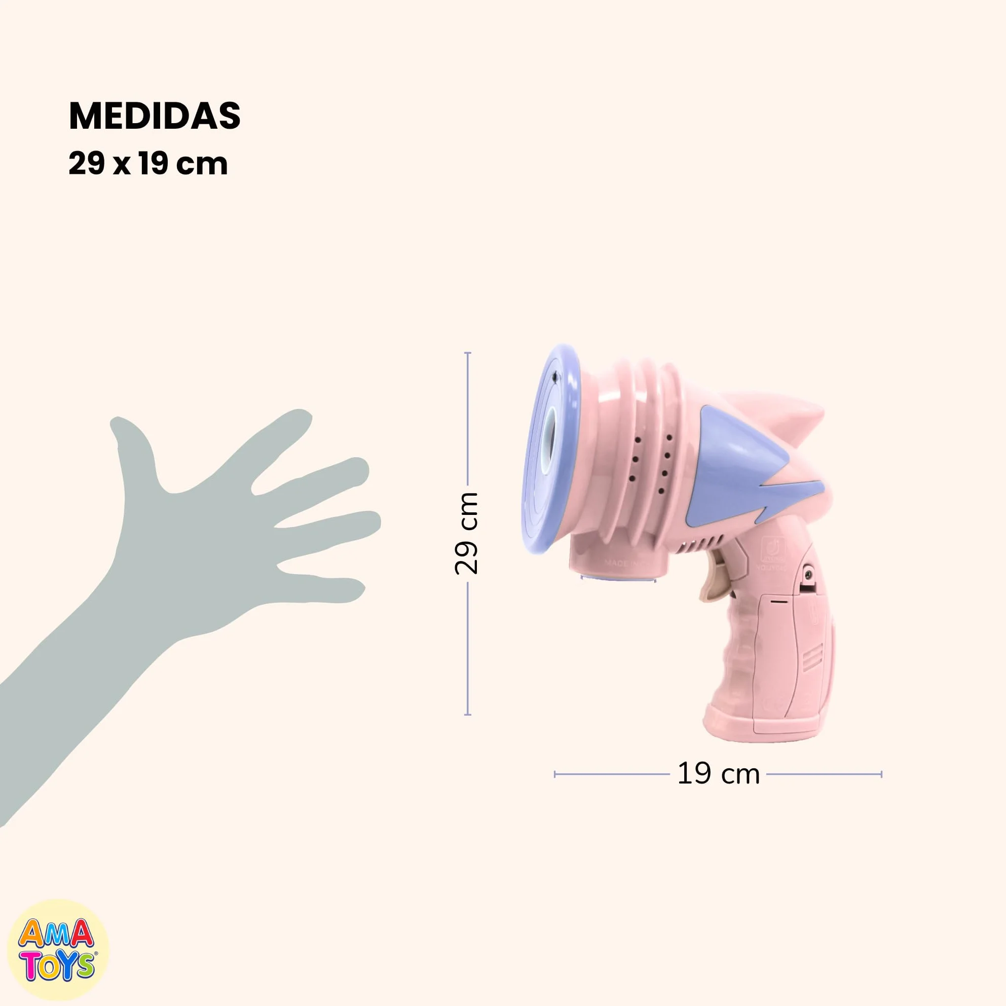 Set de 2 Pistolas de Burbujas Automatica con Luz y Musica + Botellas de Solucion – Juguete para Niños, Fiestas, Regalos y Verano al Aire Libre