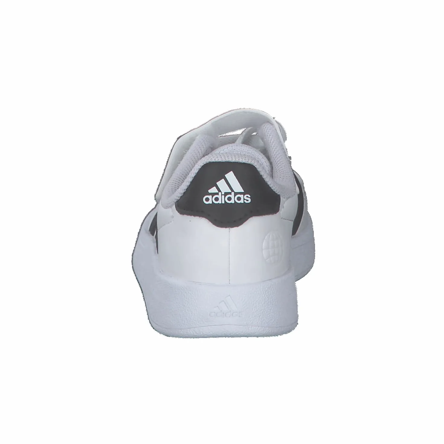 Adidas Breaknet Lifestyle Court Elastic Lace and Top Strap Shoes, Cloud white/core black, 31 EU