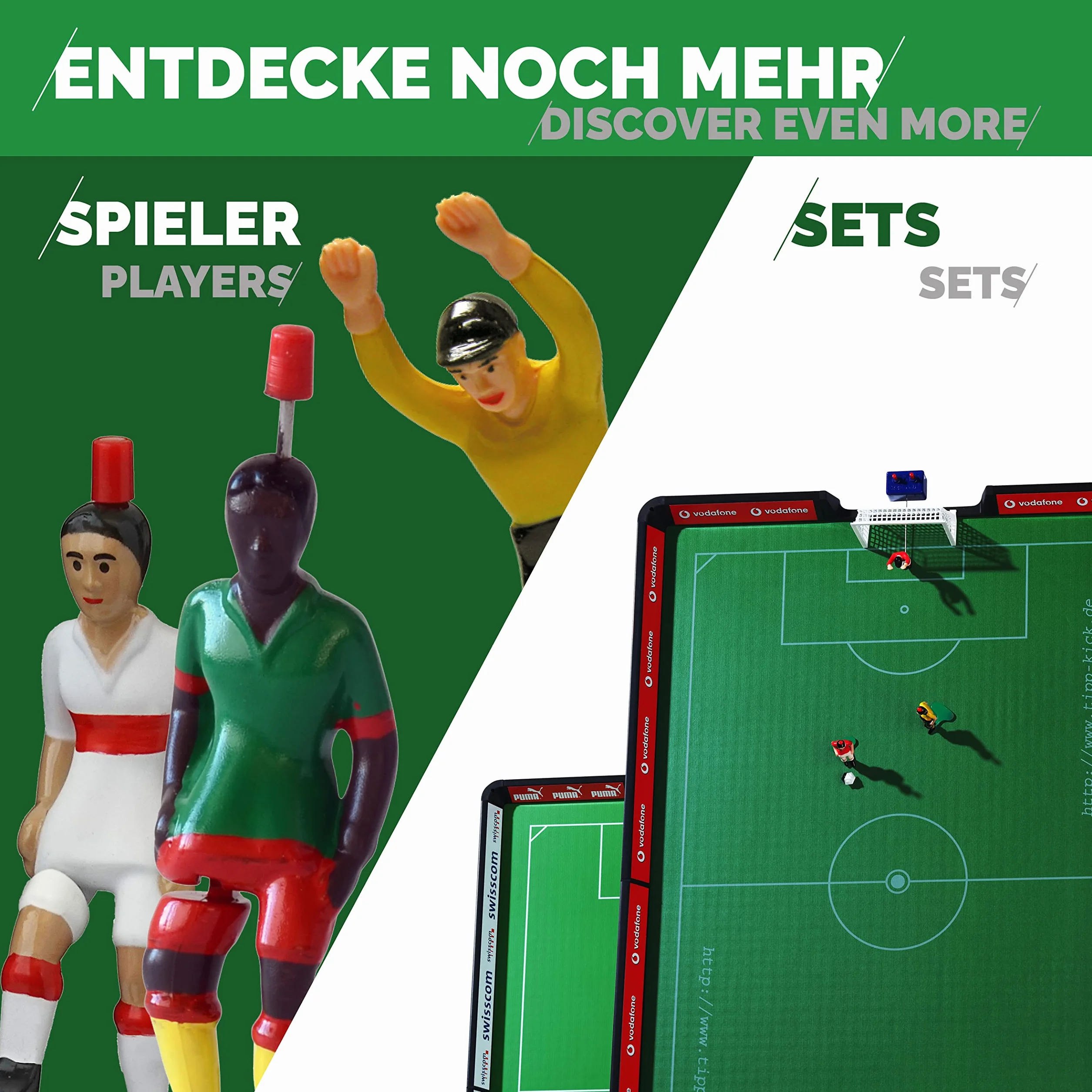 Spielfeld (82x56cm) TIPP para Kick-Junior Cup