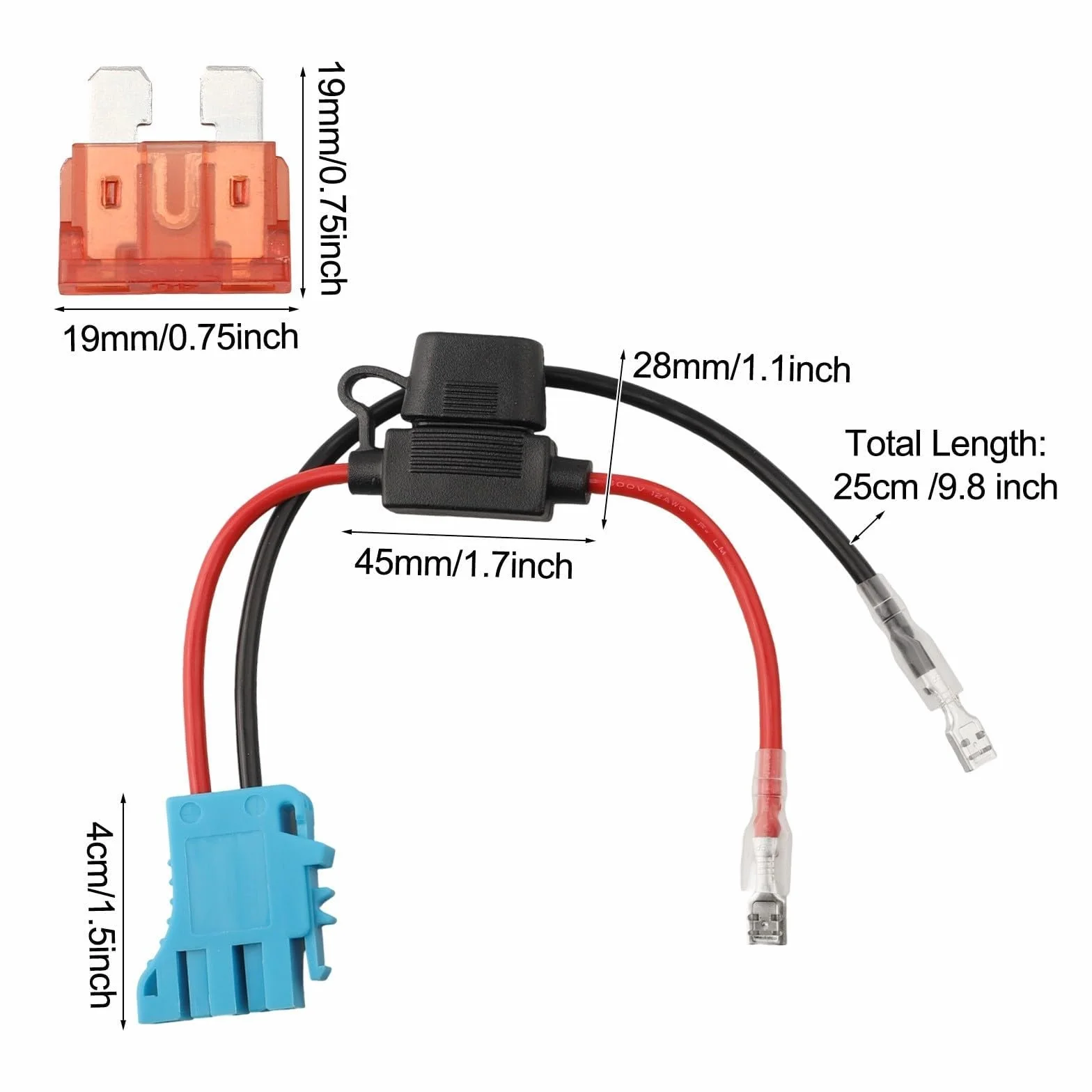 Conector de arnés de cableado esencial diseñado específicamente para maximizar el rendimiento de los juguetes de batería For Peg Perego