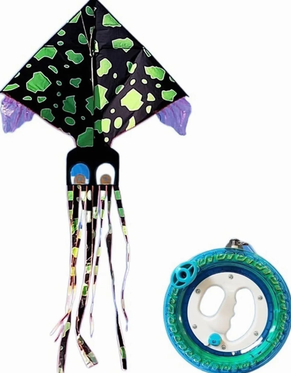 cometa grande Cometa Para Niños Y Adultos, Juego Creativo De Cometas De Pulpo Manchado Para Actividades Al Aire Libre Interactivas Entre Padres E Hijos, Cometa Fácil De Volar Breeze niños y adultos