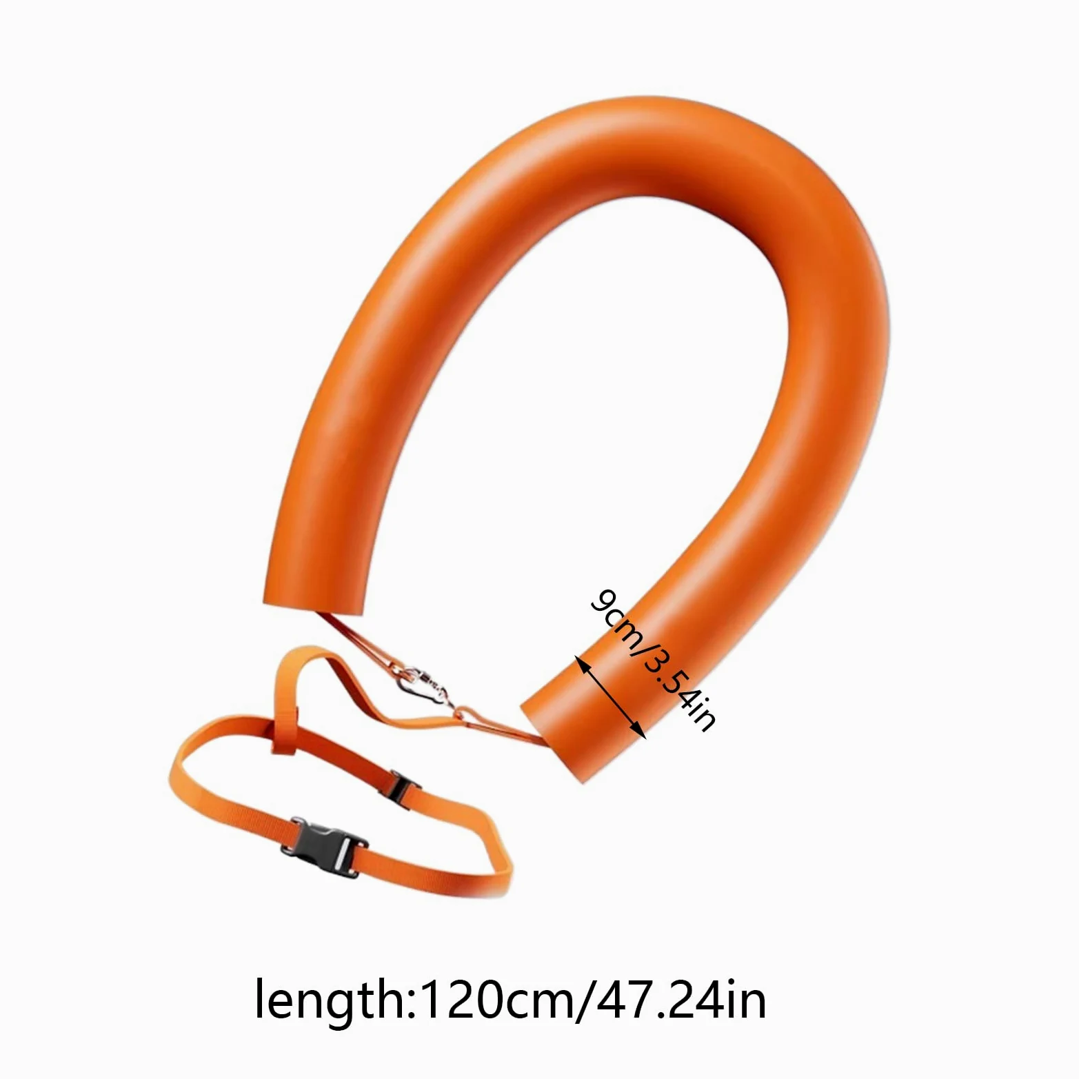 Flotador de natación Entrenador Altamente Visible Sin Inflar | Cinturón flotador para entrenamiento de natación Para aguas abiertas, ríos, mares, principiantes y entusiastas del