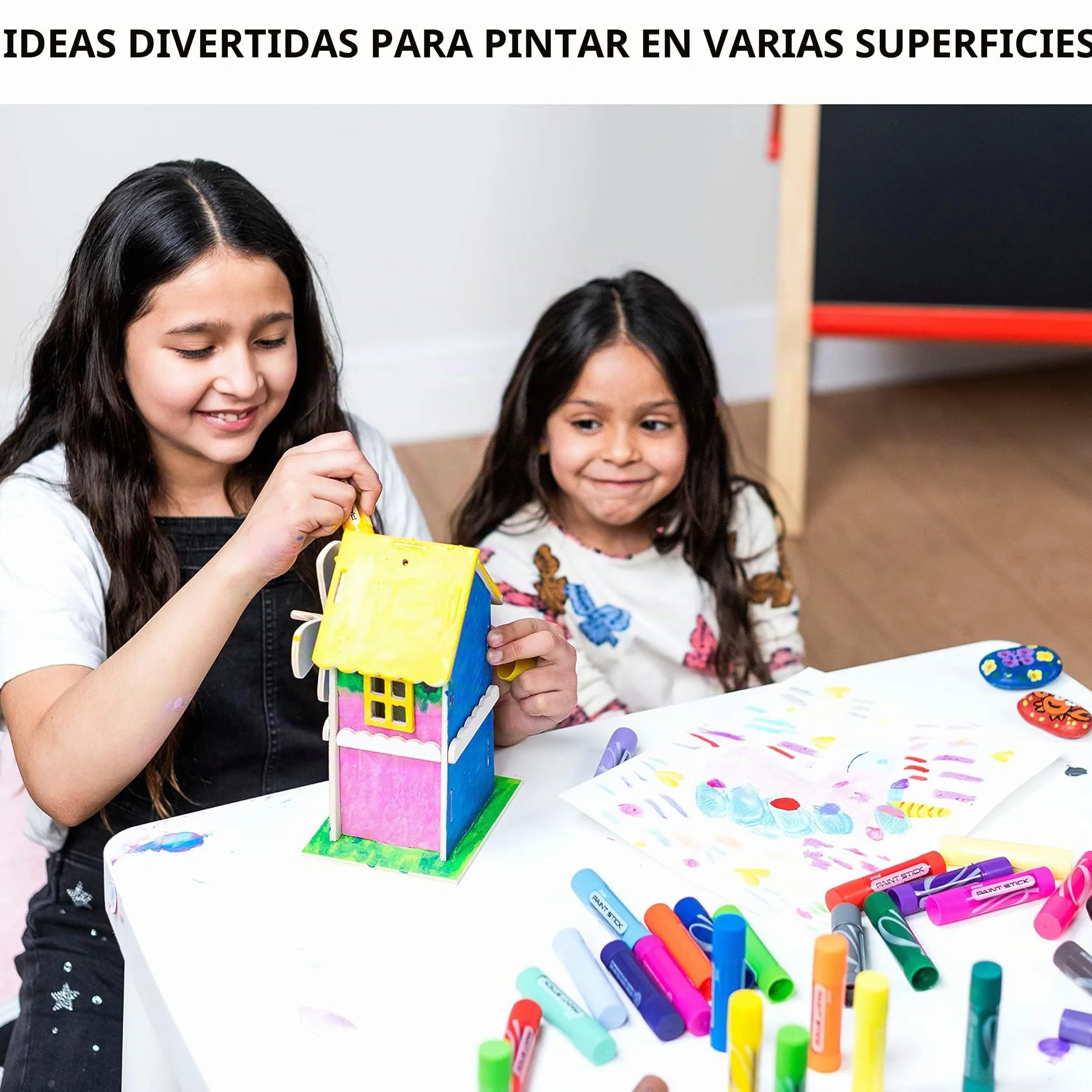 JOYIN 36 Temperas Lavables en Stick, Pintura para Niños 3 Años, Vistoso Tempera Paint Stick, Regalos Creativos de Pintura para Niños