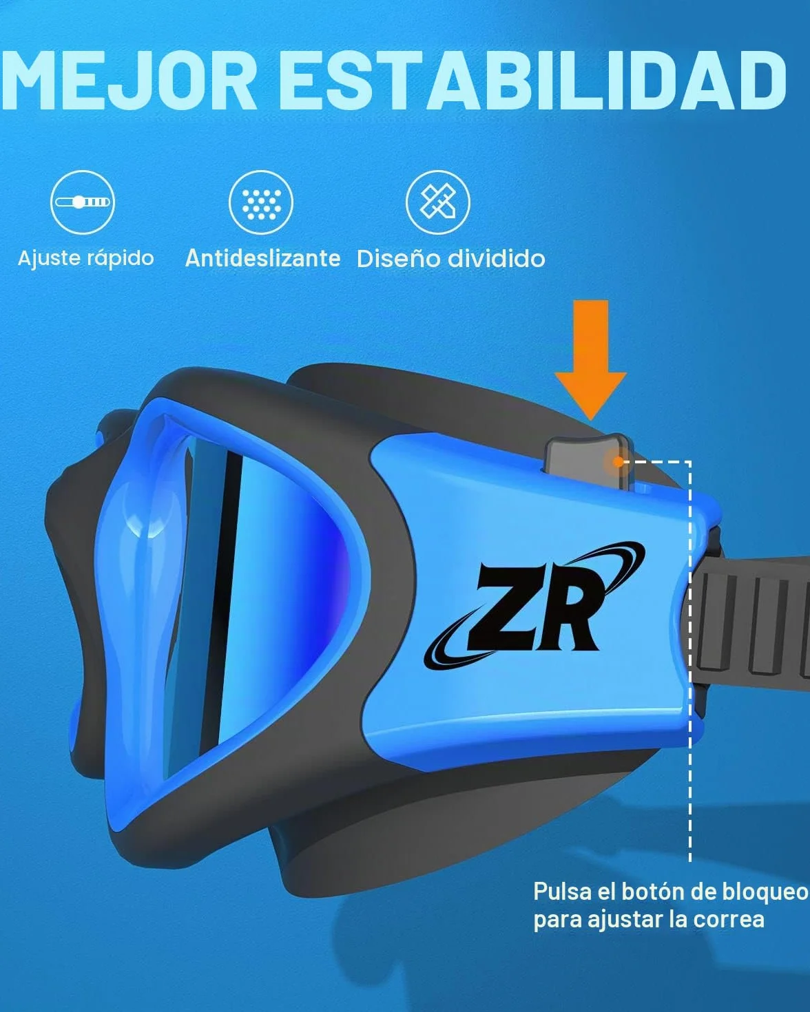 ZIONOR G1 Gafas de natación polarizadas anti niebla anti UV