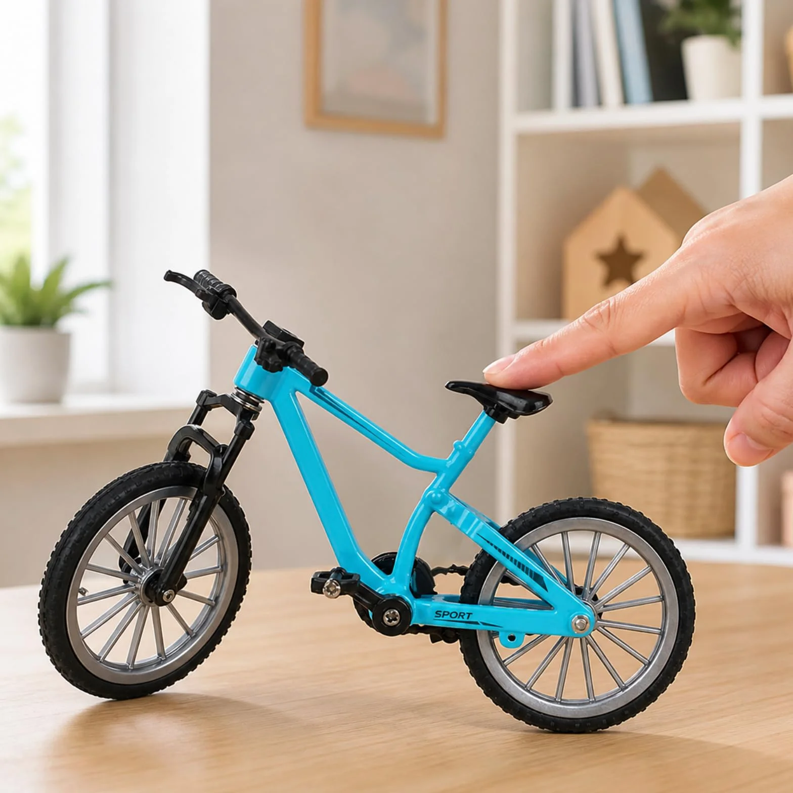 2 Piezas Finger BMX - Finger Bicicleta - Mini Bicicleta - Ideal para Amantes del Modelismo，Regalos De DevolucióN De Boda para NiñOs, Accesorios De FotografíA
