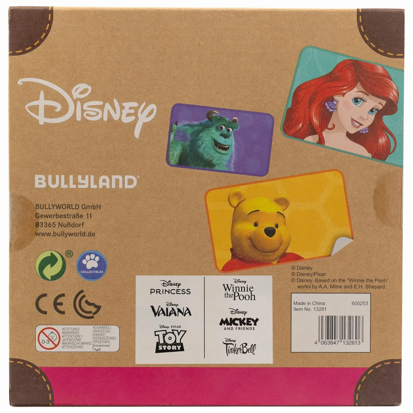 Bullyland 13261 - Walt Disney Vaiana play figure set con Vaiana, semidios Maui, cerdo Pua & Heihei, fiel al detalle, ideal como figura de tarta y regalo para niños