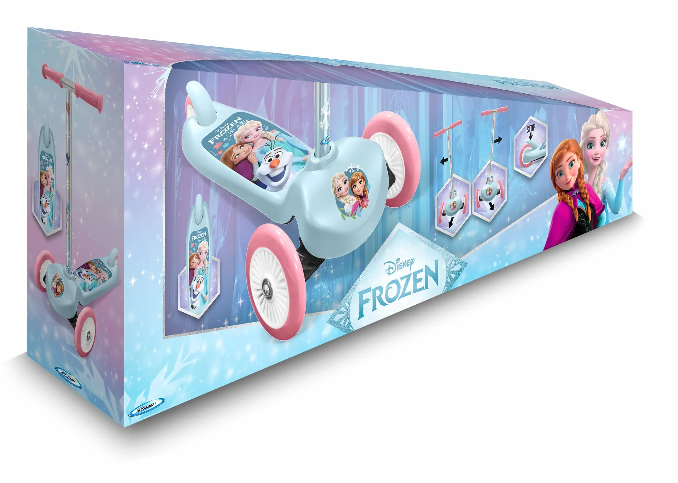 Steering Scooter 3 Wheels Frozen 2