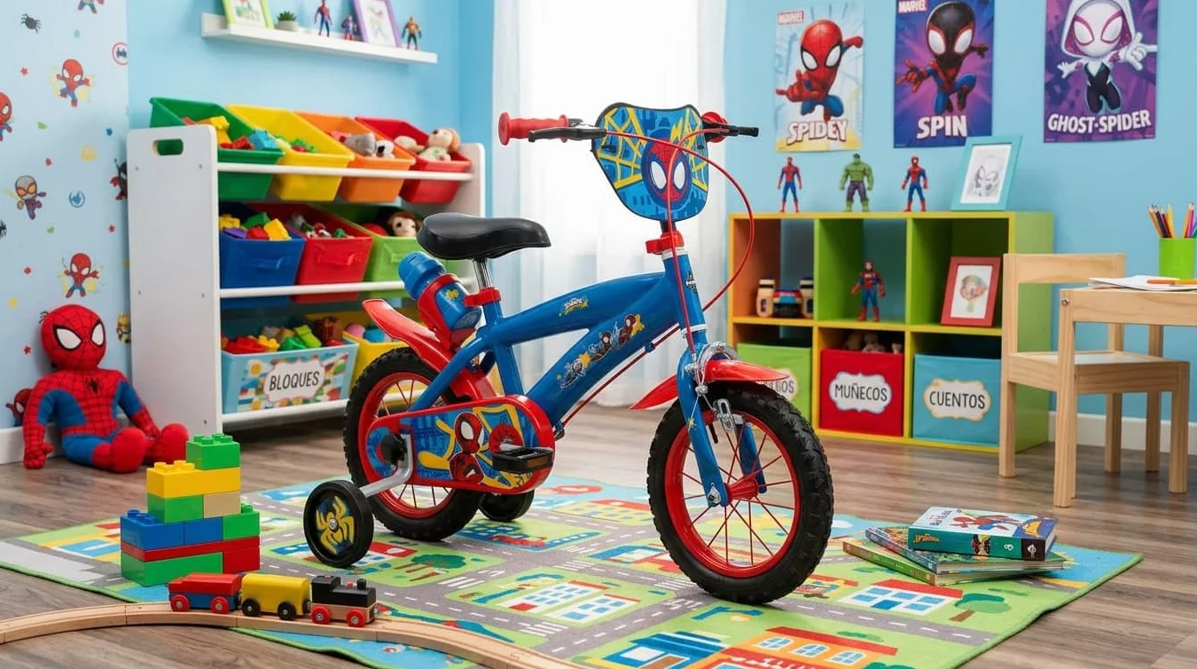 TOIMSA Bicicleta 12" Spiderman Huffy (3/5 años)