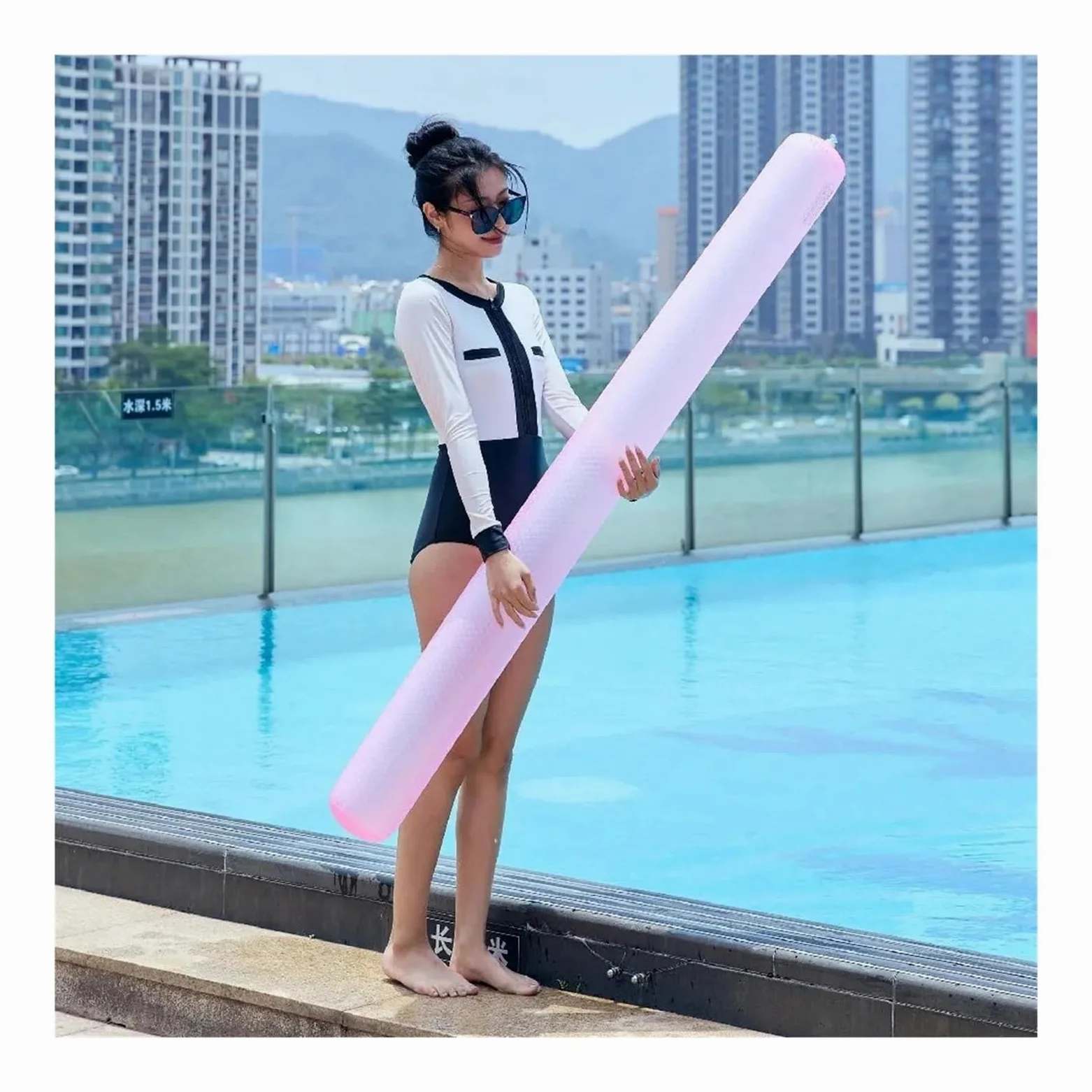 hinchables para Piscina 1 Flotador Inflable for Piscina | Accesorio Tubo Anillo Adulto Juguetes Acuáticos De Verano