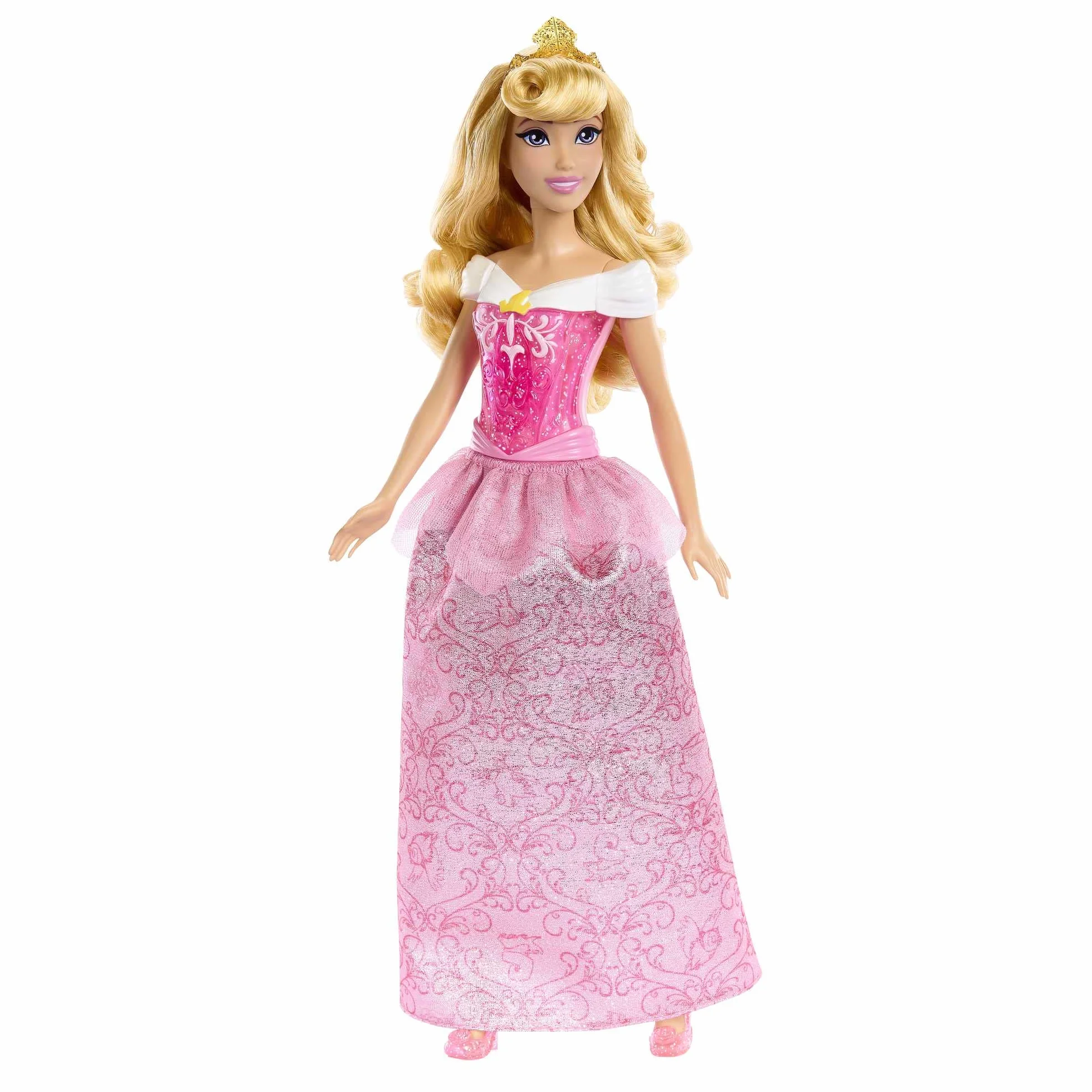 Mattel Disney Princess Aurora Muñeca princesa película La bella durmiente, juguete +3 años (HLW09)