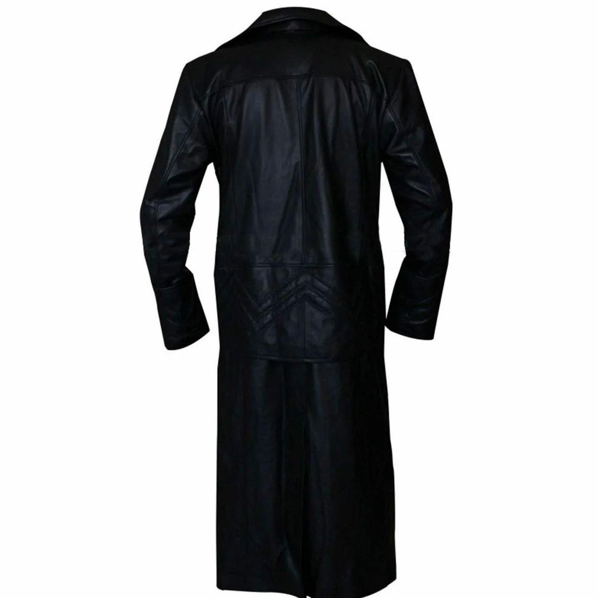 Disfraz de Pirata de Halloween para Hombre, colección de Ropa de Piel/Lana Negro D1 Black Pirate Coat Faux Leather XS