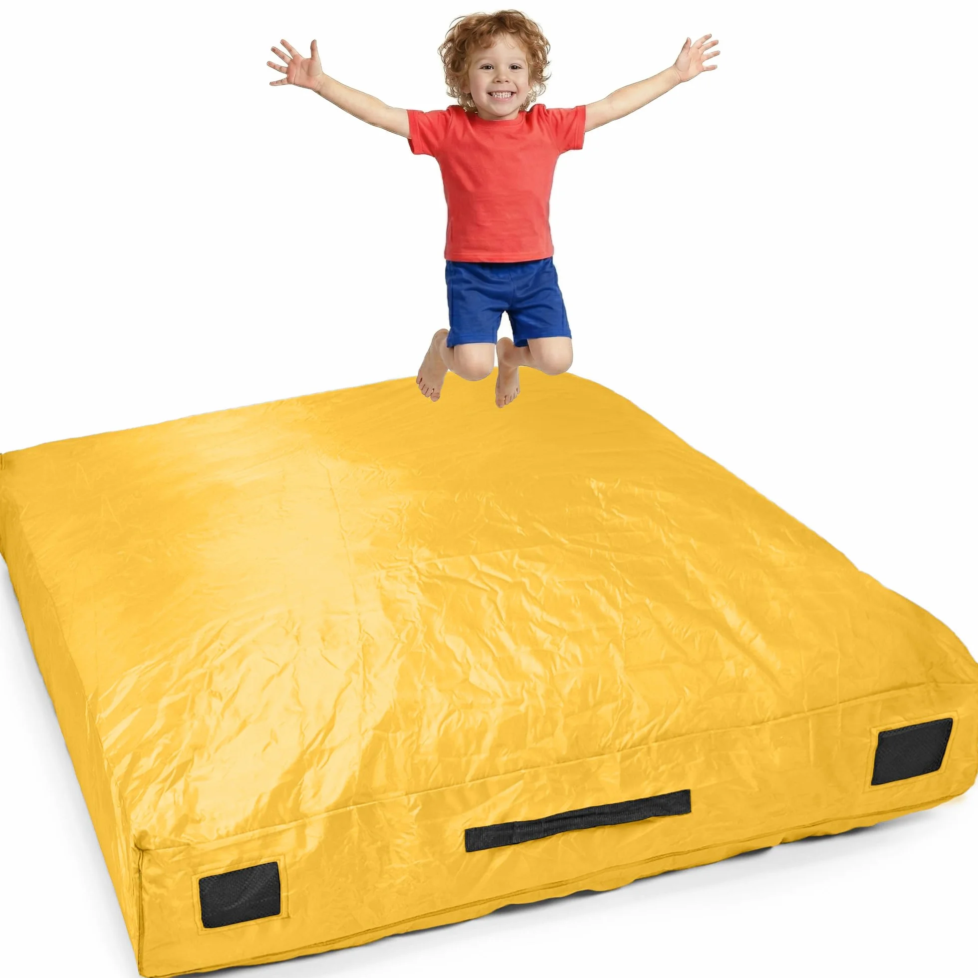 SaferBounce Sensory Crash Pad para Niños 152 x 152 cm Colchoneta Autismo Alfombra Espuma Infantil Escalada Gimnasia