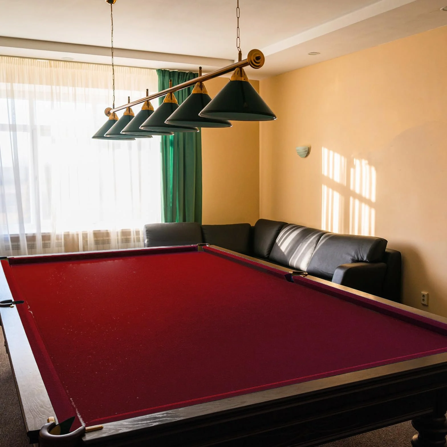 Mixweer Paño de billar de fieltro de 2,6 m para mesa de 8 pies, mantel profesional precortado