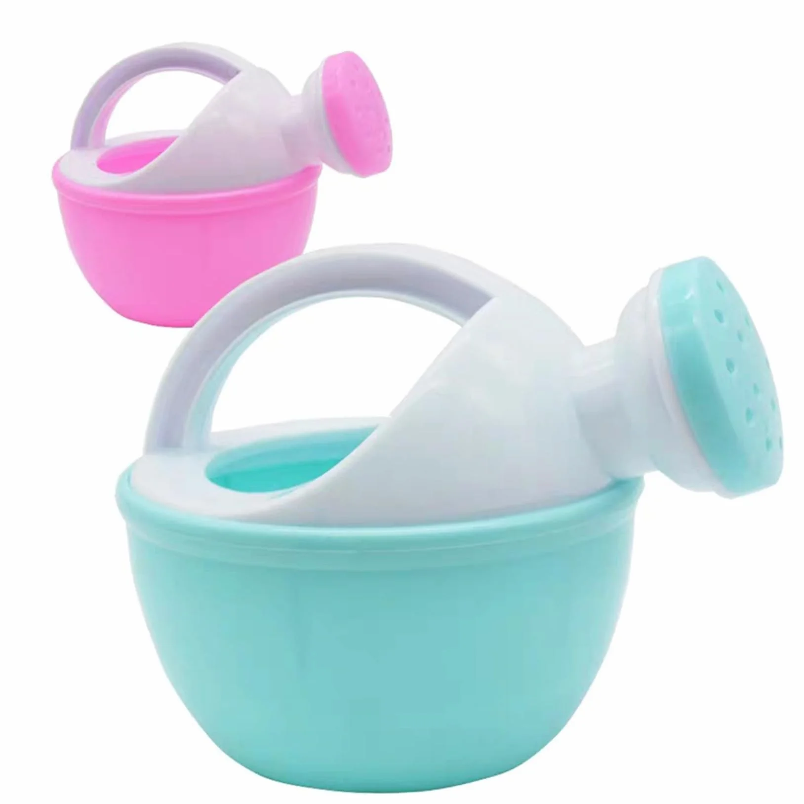 Regadera de Playa para niños pequeños, regaderas para niños, 2 Piezas de Juguete de plástico, Juguetes de baño Divertidos, jardinería educativa para (Color Aleatorio) para Uso Diario
