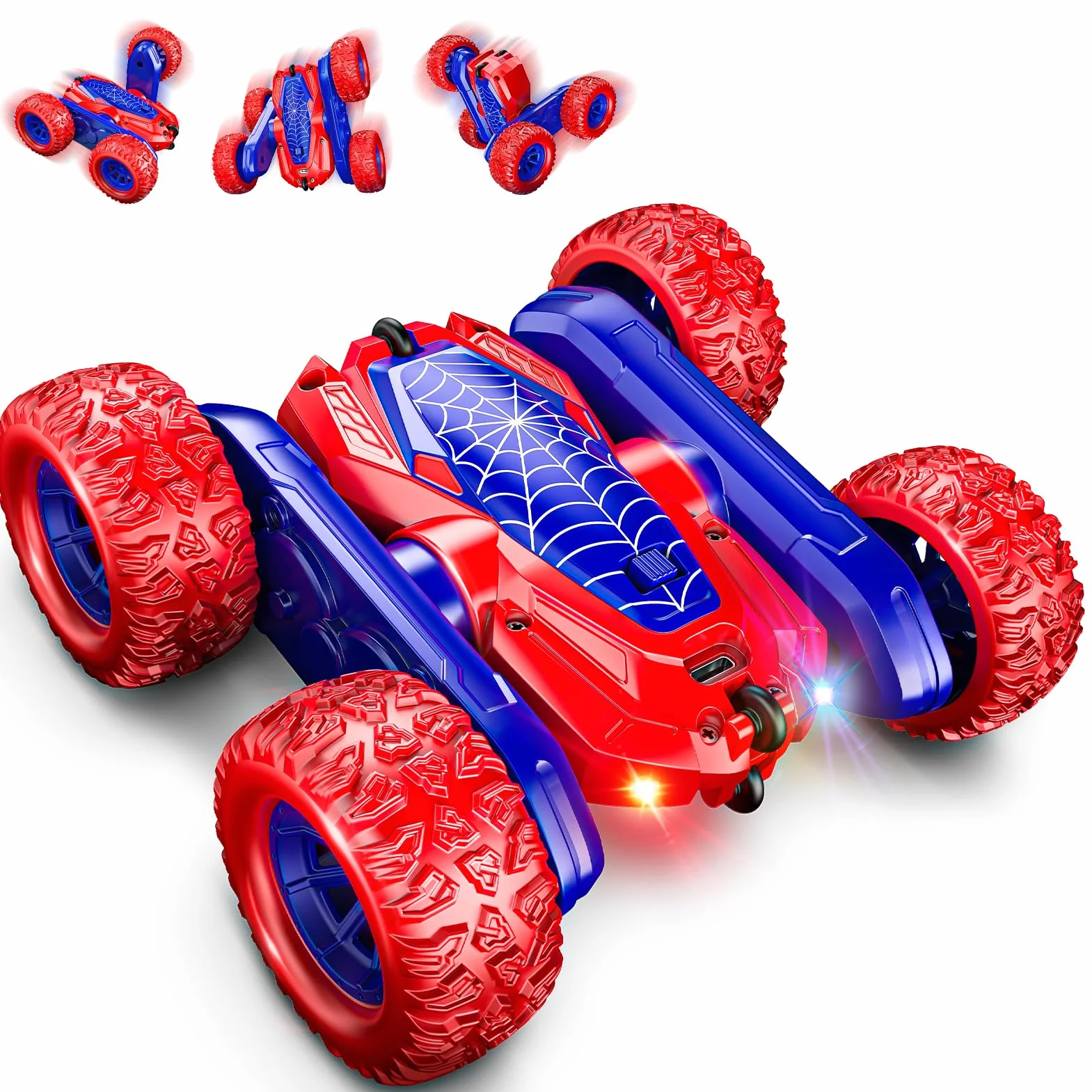 Dreamlandia Coche Teledirigido Acrobático 360° 2.4Ghz 4WD RC Car Juguetes Niños 3-8 Años