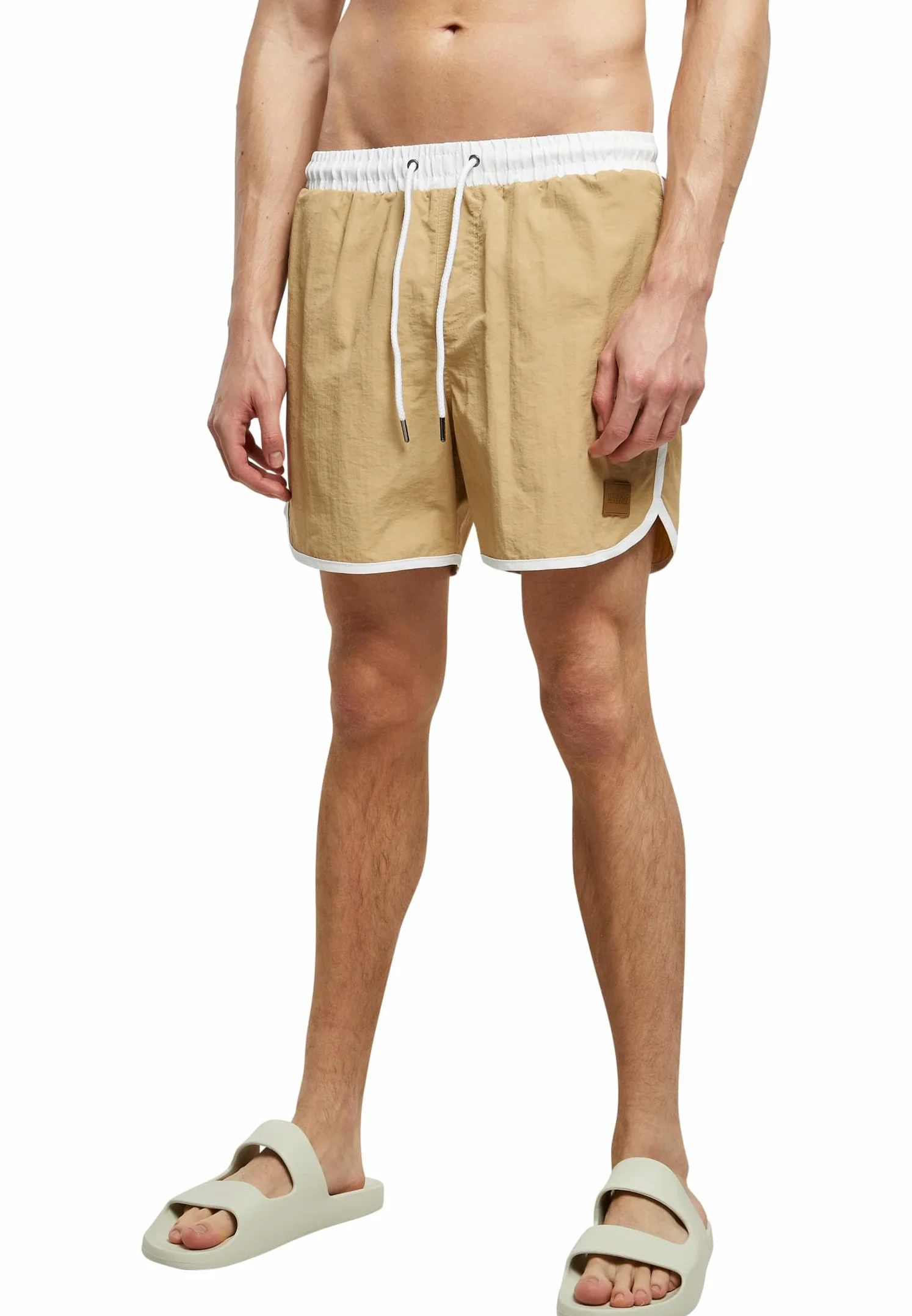 Urban Classics Retro Bañador Hombre Gris Marengo
