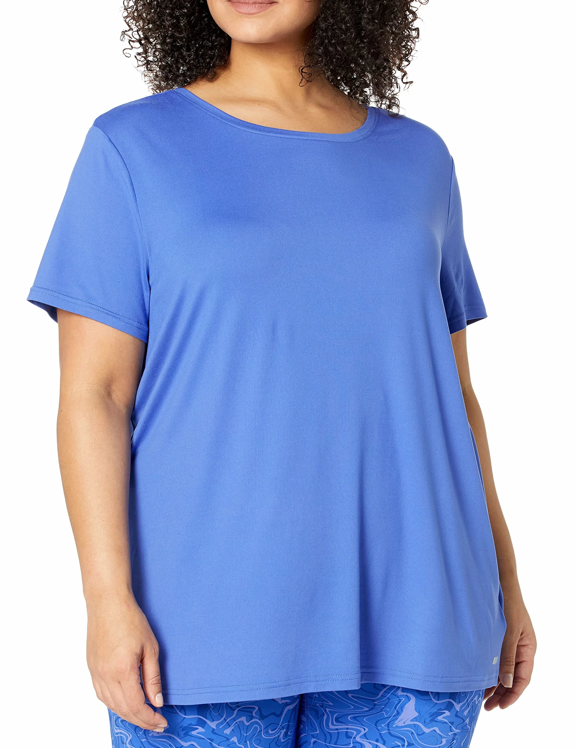 Amazon Essentials Camiseta Elástica Secado Rápido Manga Corta Cuello Redondo Mujer Gimnasio Paquete Múltiple
