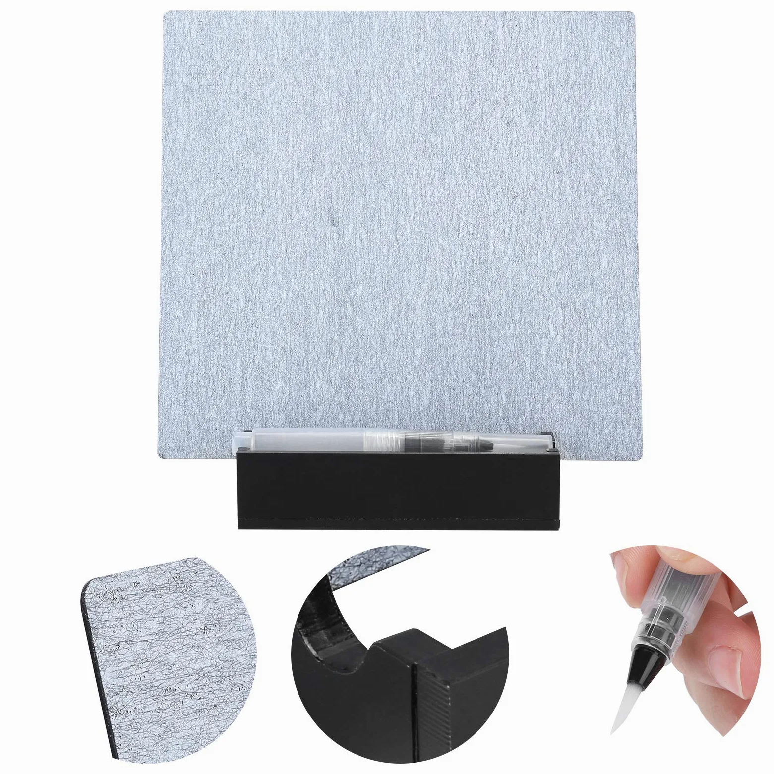 Kit de pintura de acuarela para niños, juguete de arte de filigrana reutilizable con cepillo y depósito de agua, ejercicios de dibujo creativos para aliviar el estrés e inspirar la imaginación
