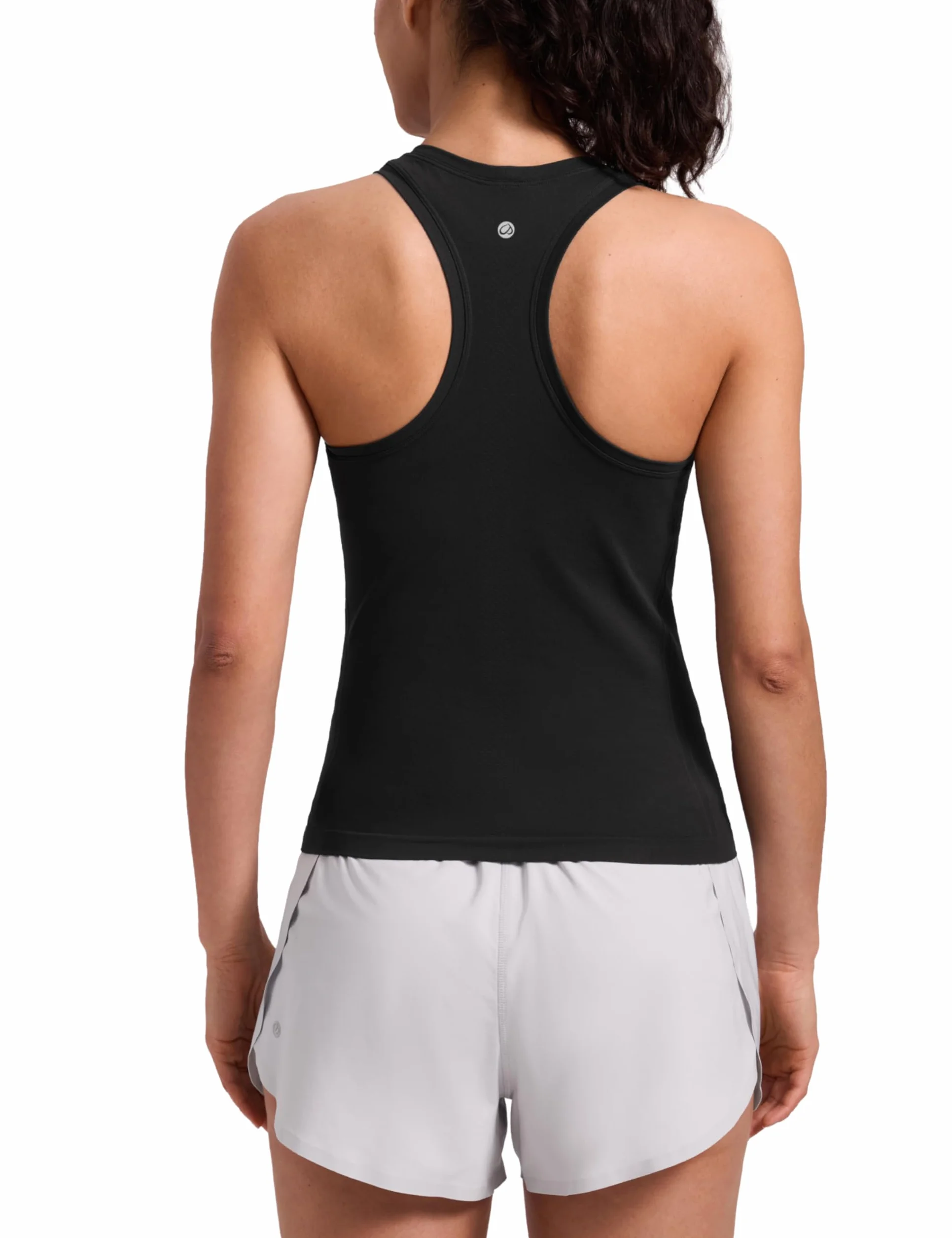 CRZ YOGA Mujer Sin Costuras Camisetas Tirantes Racerback Deportivo Transpirable Gimnasio Correr Sin Manga Tops