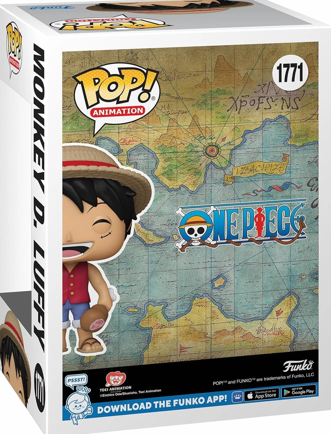 Funko Pop! Animation: One Piece - Luffy - Figura de Vinilo Coleccionable - Idea de Regalo - Mercancía Oficial - Juguetes para niños y Adultos - Figura Modelo para coleccionistas y exhibición