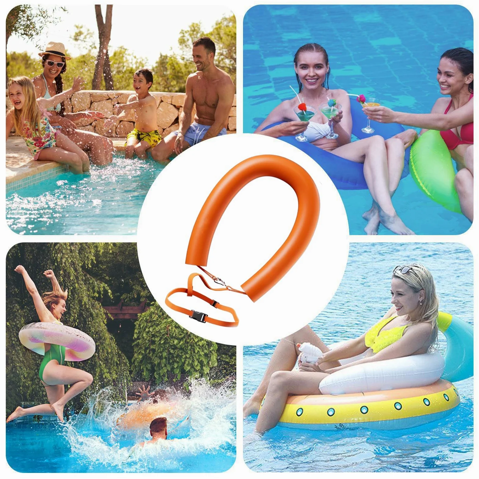 Flotador para piscina | Antifugas sin inflado, barra de espuma para entrenamiento de natación | para principiantes, amantes del deporte y fitness, hombres, mujeres, lagos, mar, cuencas,