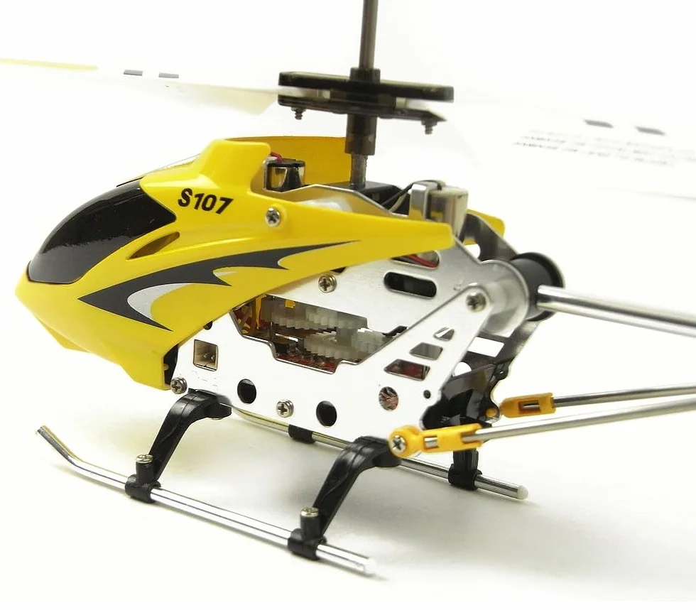 Syma-S107G Helicóptero con giroscopio, Color Amarillo (5091), unisex-adulto
