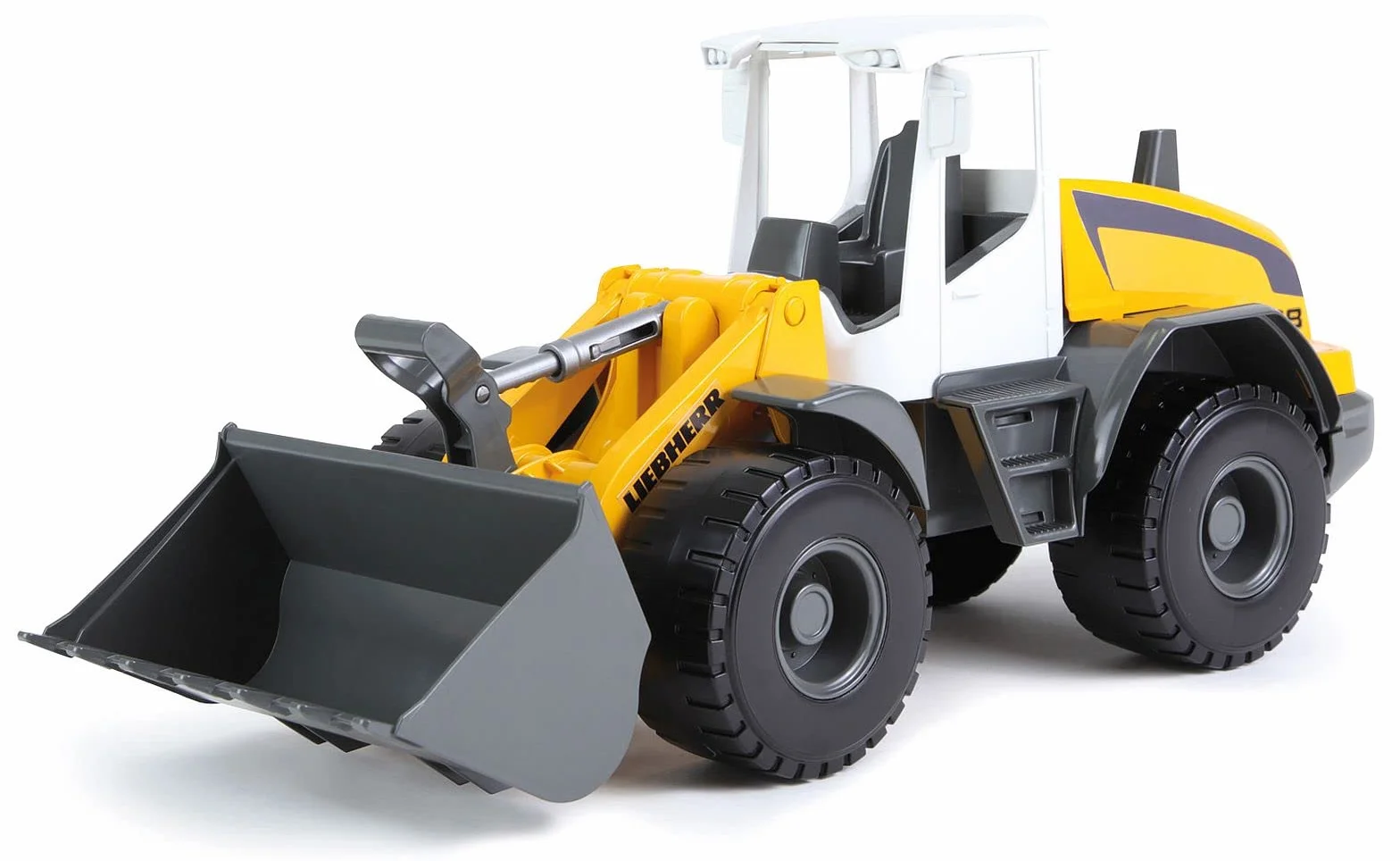 Lena - Worxx Liebherr L538 Robusto Cargador Juguete por 3+ Años Niños, Amarillo