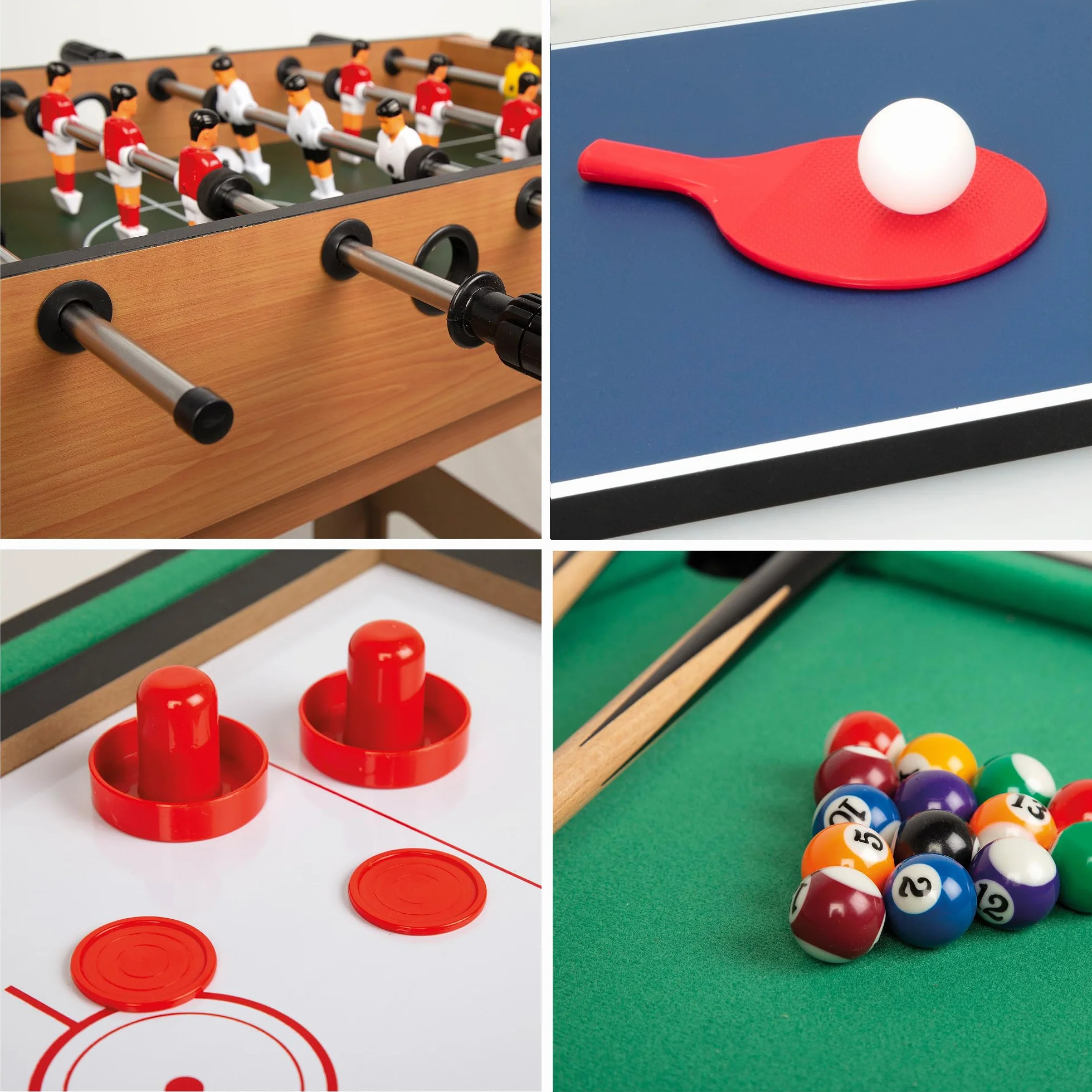 ColorBaby CB Games - Mesa multijuegos 4 en 1 con Patas (85328)