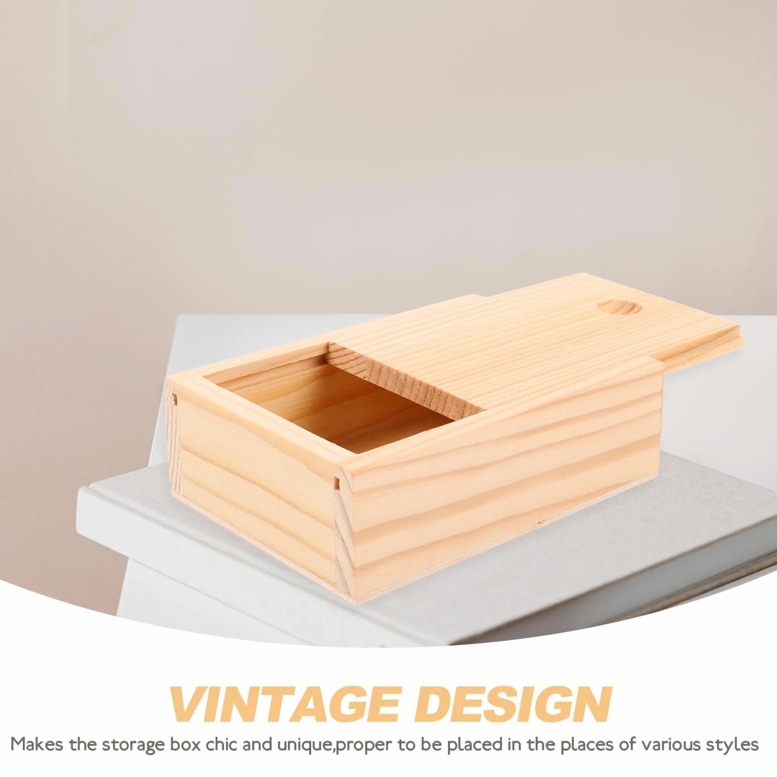 Mobestech Caja De Almacenamiento De Cartas De Madera Con Tapa Organizador De Barajas De Poker Cartas Contenedor Para Almacenaje De Objetos Pequeños Y Accesorios Para Uso Diario