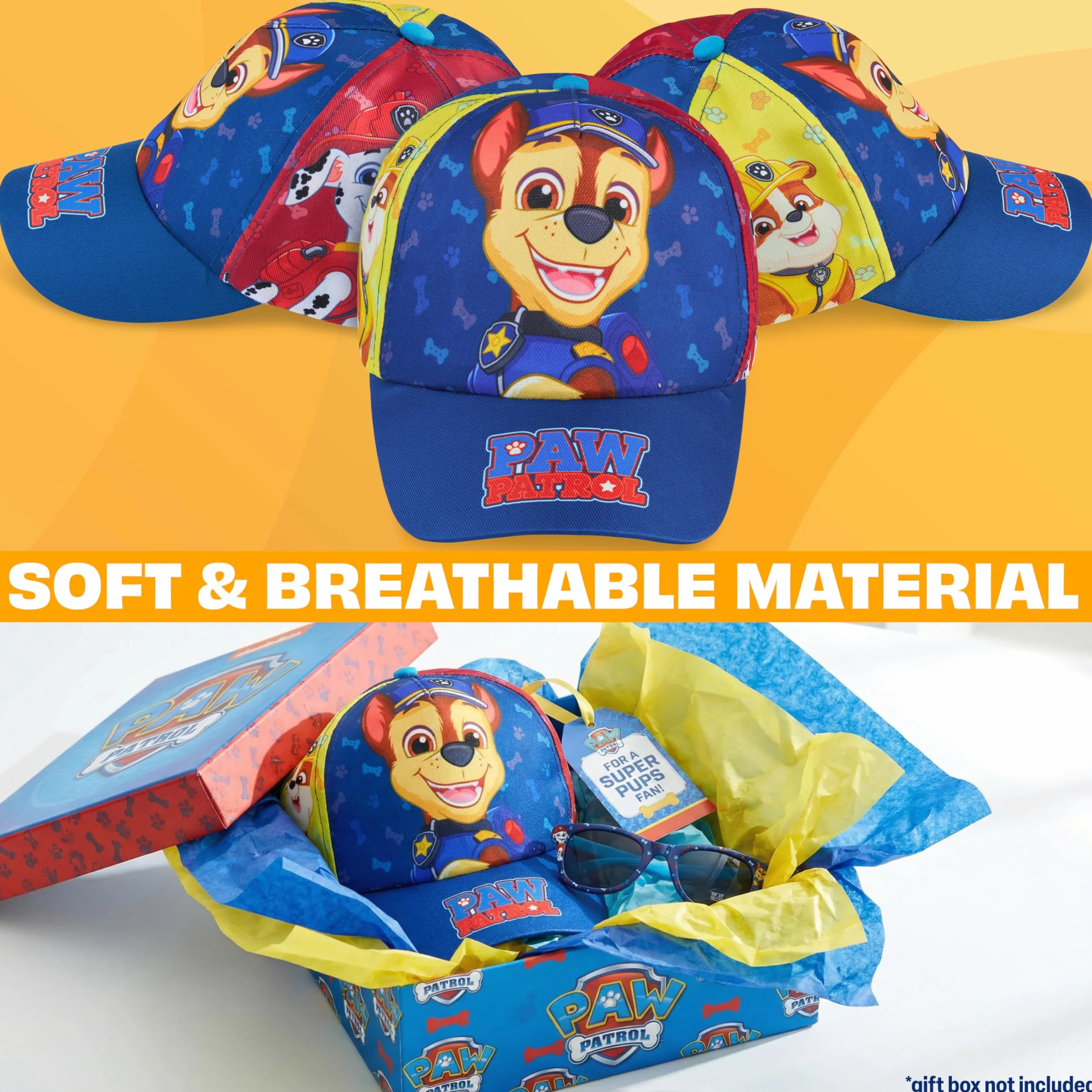 Paw Patrol Minions Gorra Infantil Ajustable Gafas de Sol UV 400 Conjunto Verano Niño Accesorios