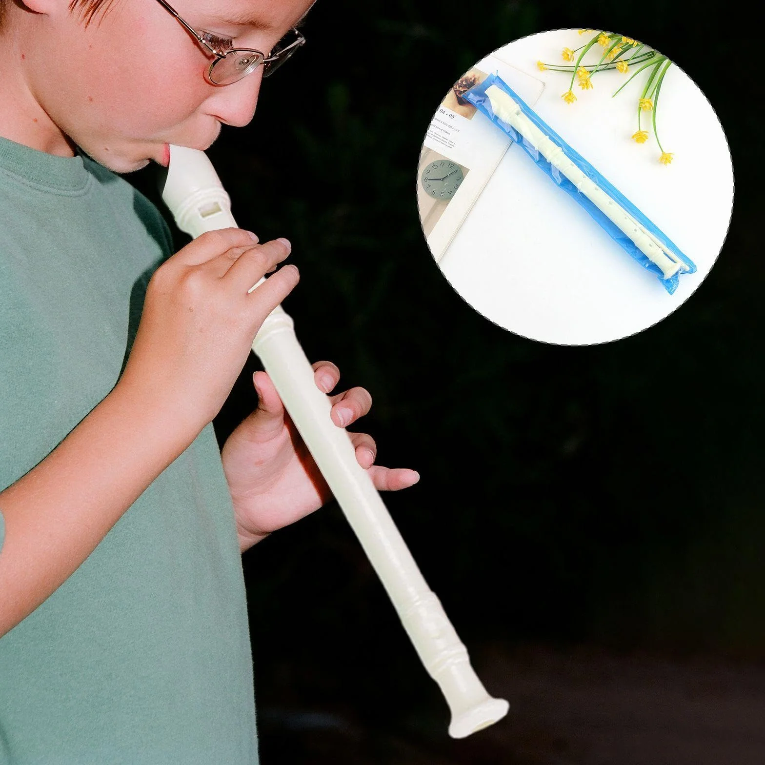 3 Piezas De Flautas De Plástico, Tocando Instrumentos Musicales, Equipos Musicales De Educación Temprana, Práctica De Flauta Infantil Y Juguetes Para Niños.