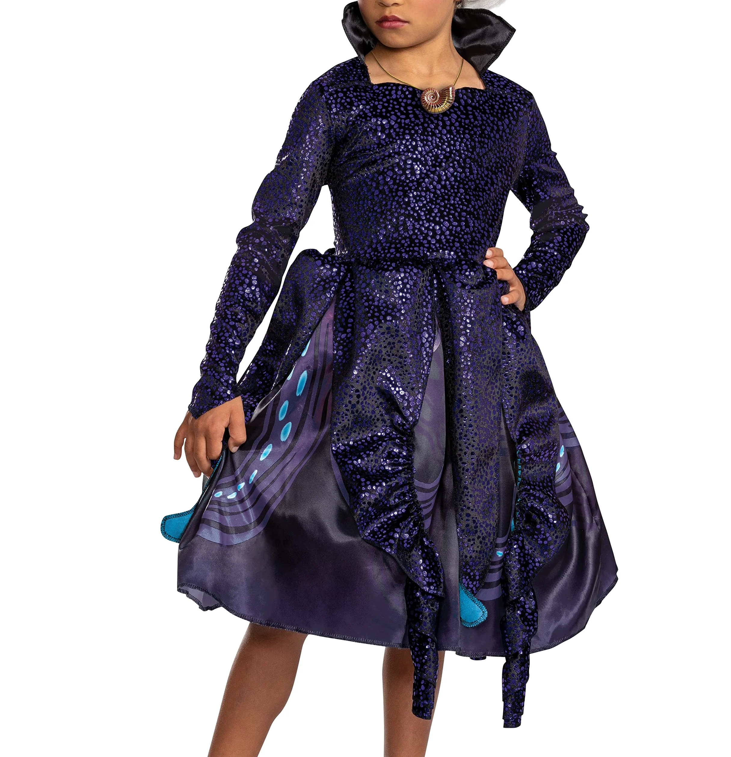 Disfraz de Sirenita Live Action Deluxe Ursula para niños