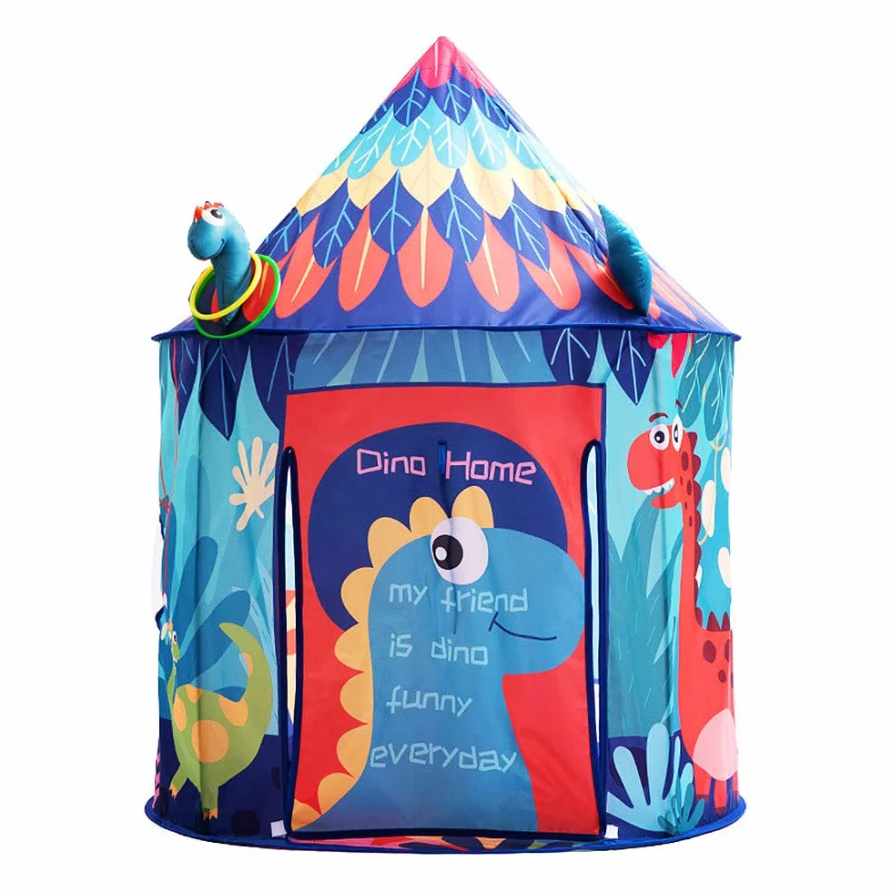 Tienda de campaña de Dinosaurios,Tienda campaña Infantil,cabaña Infantil de de dragón para niños, Casitas de Tela en Interiores y Exteriores