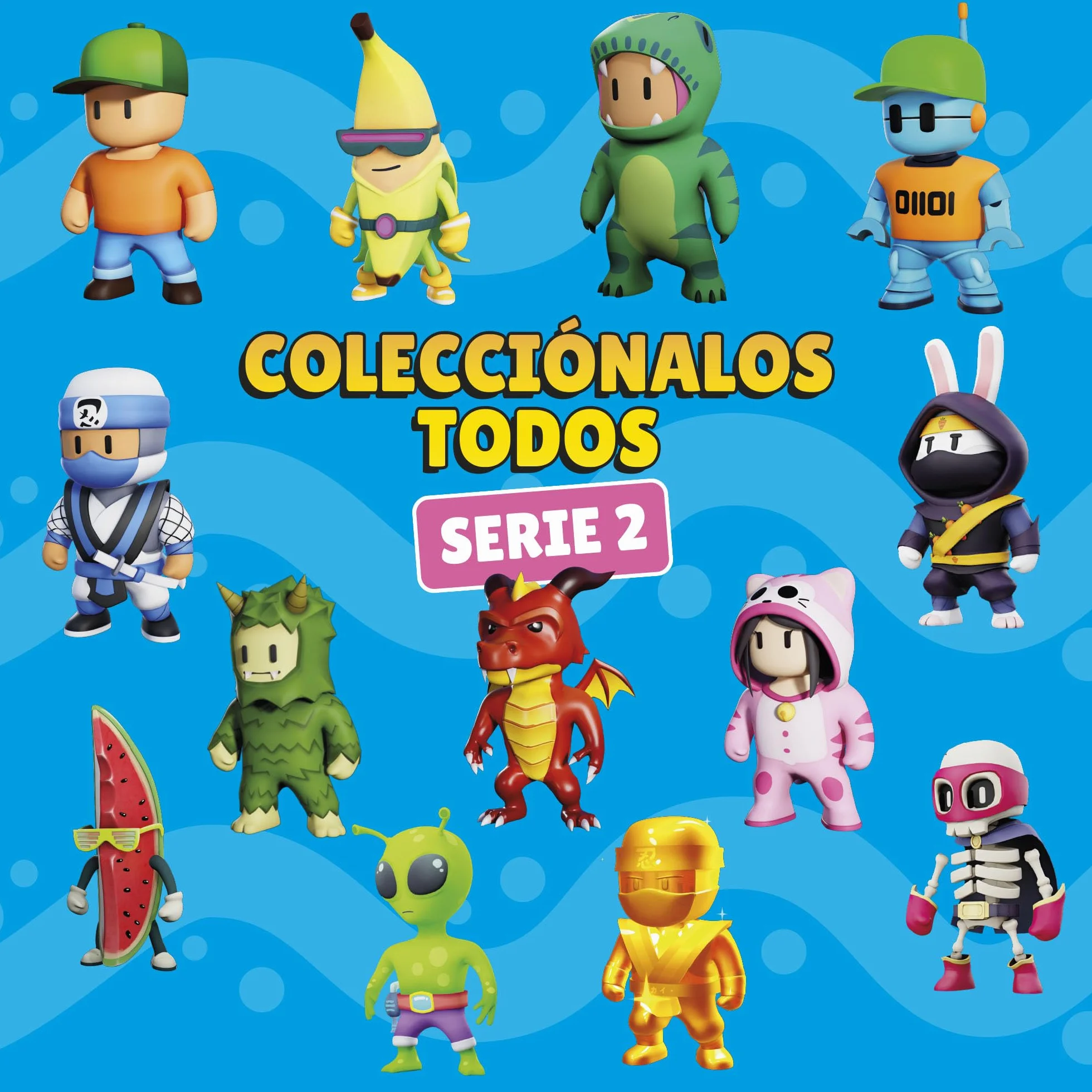 Bizak Monsterflex Stumple Guys, Videojuego, Mr.Stumble, Muñeco súper Extensible y elástico, 15 cm, 16 Modelos para coleccionar, para Adultos coleccionistas y niños Desde 6 años, (64390006-17)