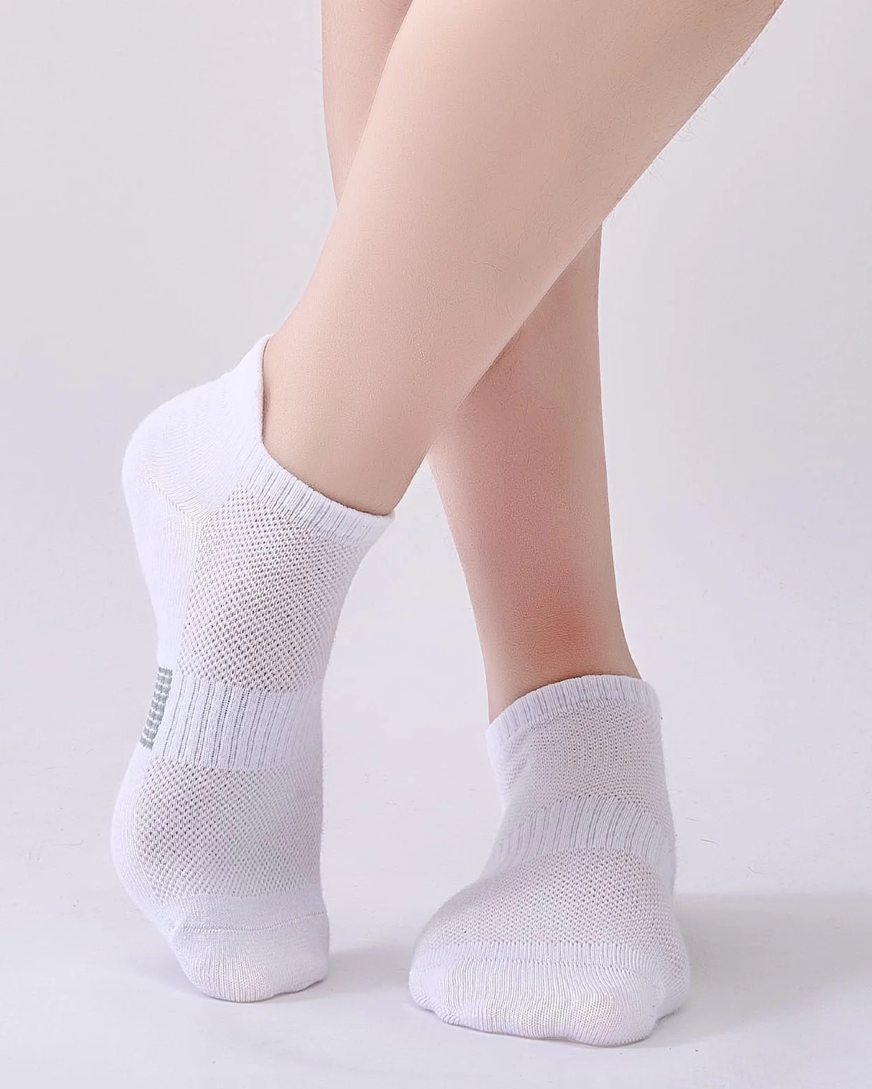 Calcetines Deportes de Bambú para Mujer 6 Pares Calcetines Cortos Running Transpirables Tobilleros
