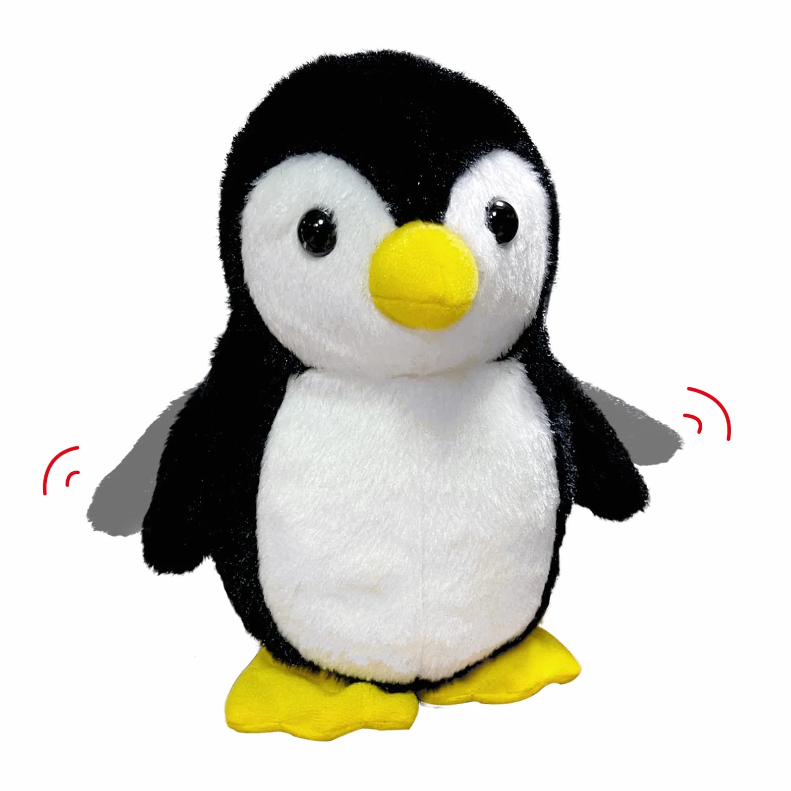 YH YUHUNG Pingüino de Peluche Que Camina y Repite lo Que Dices, Juguete Interactivo con Alas y Movimiento