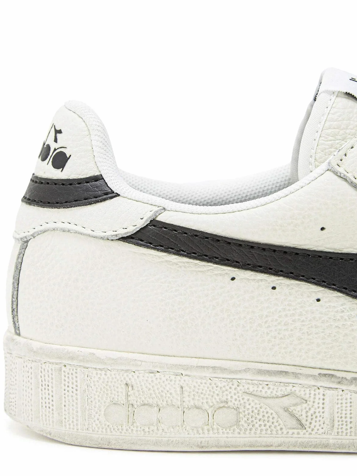 Diadora Game Low Waxed Bianco Rosso