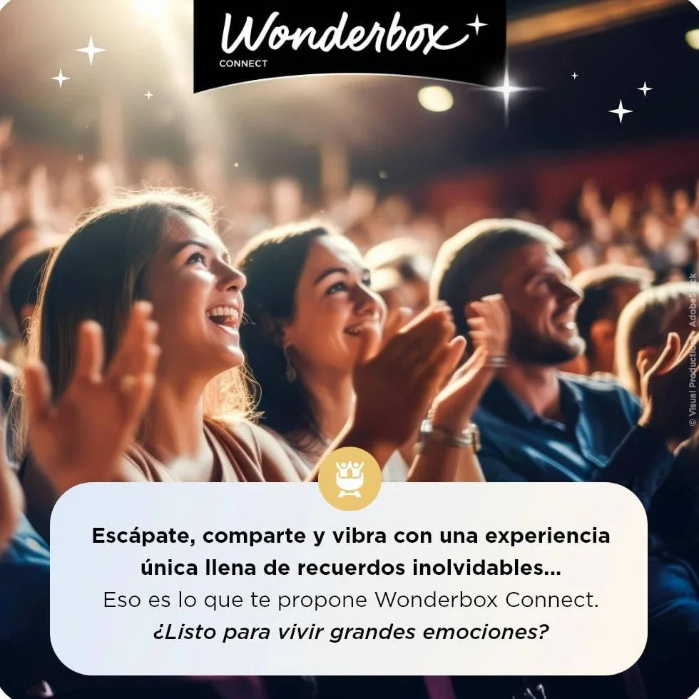 WONDERBOX Connect - Caja Regalo - Parque Warner 1 Día / 1 Parque - 2 entradas para 1 día - Válido todos los días de apertura - Válido durante 27 meses