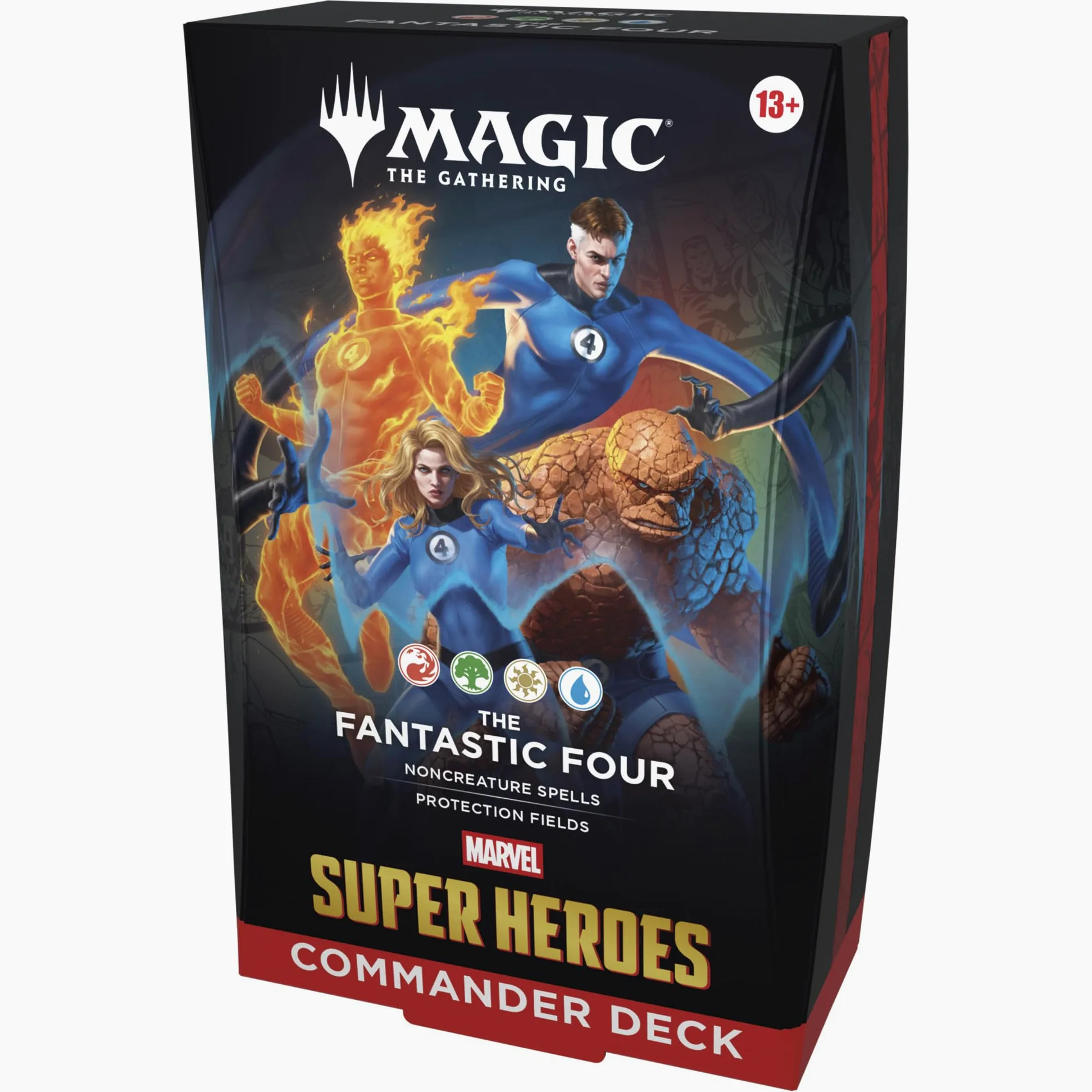 Mazo de Commander de Magic: The Gathering | Marvel Super Heroes - Los Cuatro Fantásticos (Versión en Inglés)