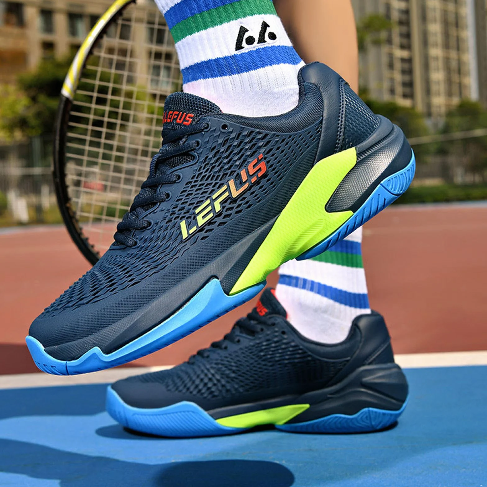 BLBK Zapatillas de Tenis para Hombre, Bádminton, Squash