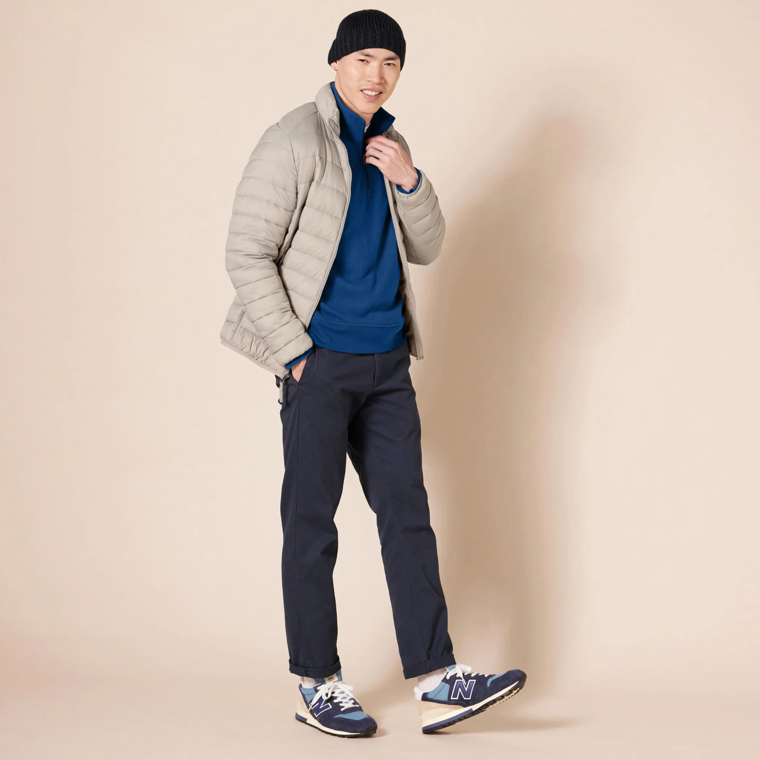 Amazon Essentials Sudadera Hombre Forro Polar Manga Larga Cierre Un Cuarto