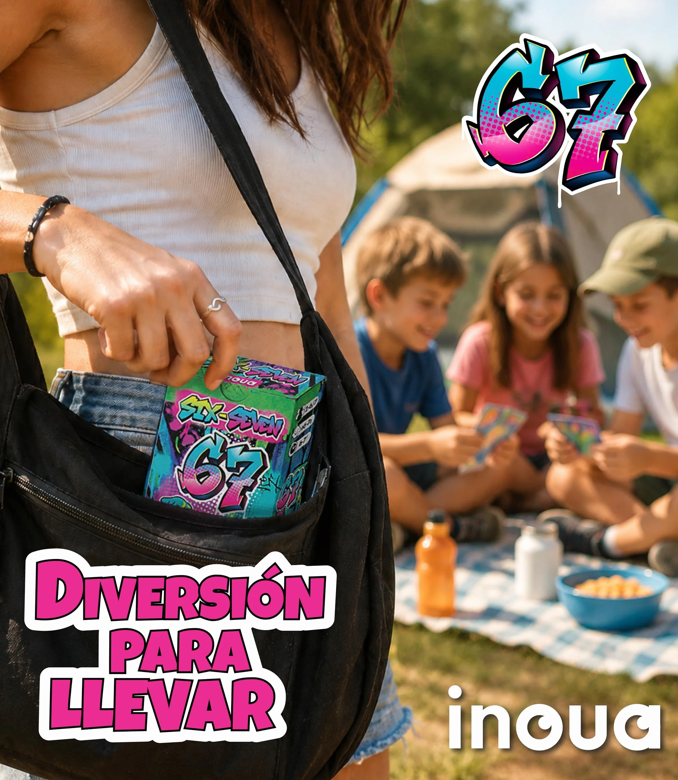 Juego de cartas rápido de reflejos 6-7 | Juego familiar infantil de velocidad y atención | 2-7 jugadores | Partidas de 6-7 minutos | ES-EN-FR-PT
