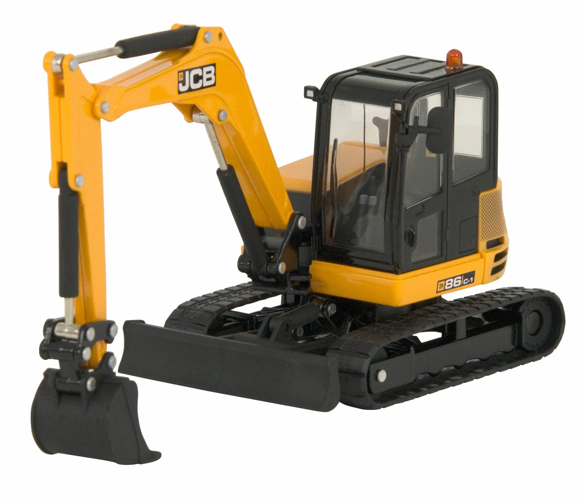 Britains - Excavadora Midi JCB, Color Amarillo y Negro (Tomy 43013)