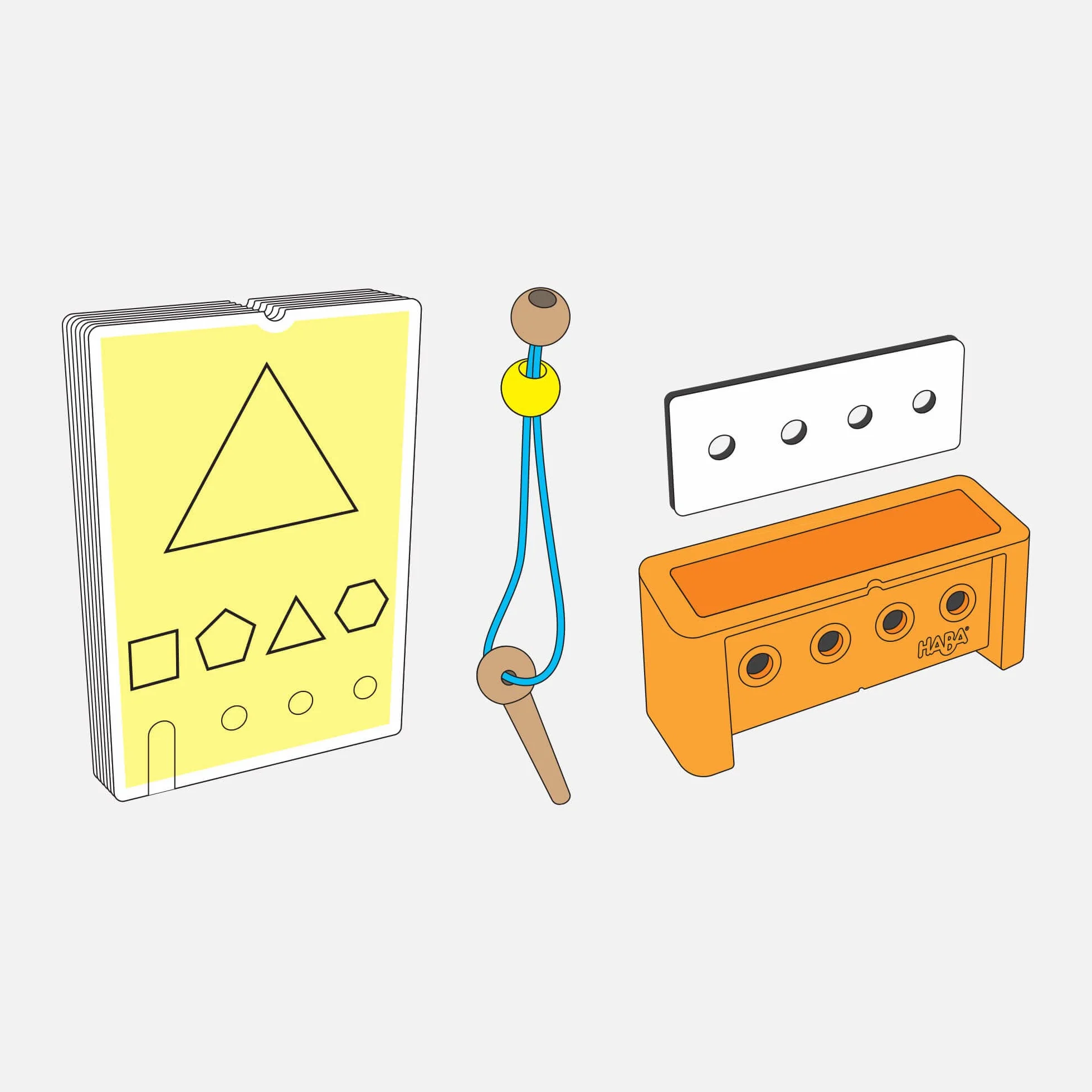 HABA LogiCASE Set de Iniciación 5+ Juego Educativo