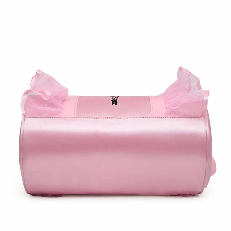 Bolso de baile de ballet para niña, bolso de mano, rosa