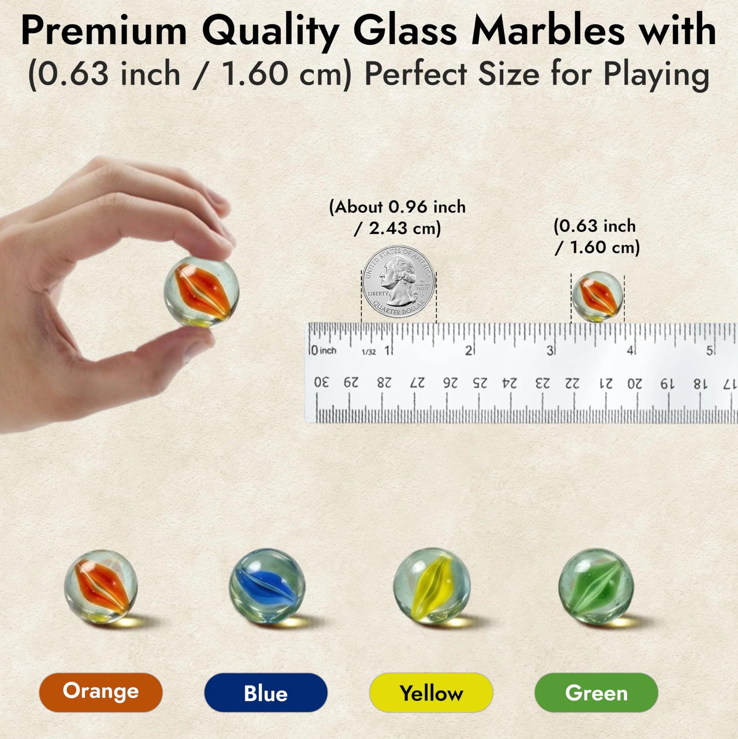 ARSUK Canicas de Cristal 70-80 Pedazos Mármoles de Cristal Coloridos, Juguetes de Bolas de Canicas para Juguetes de la Decoración, Consolas de Juegos, Juego de niños