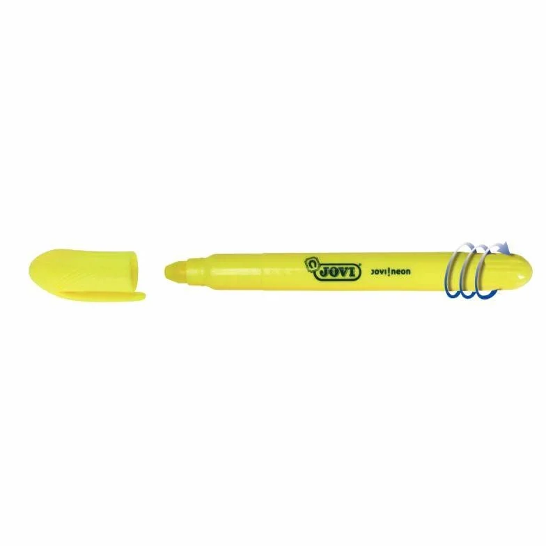 Jovi 144654 Marcadores Fluorescentes, Neon 1817/ Amarillo