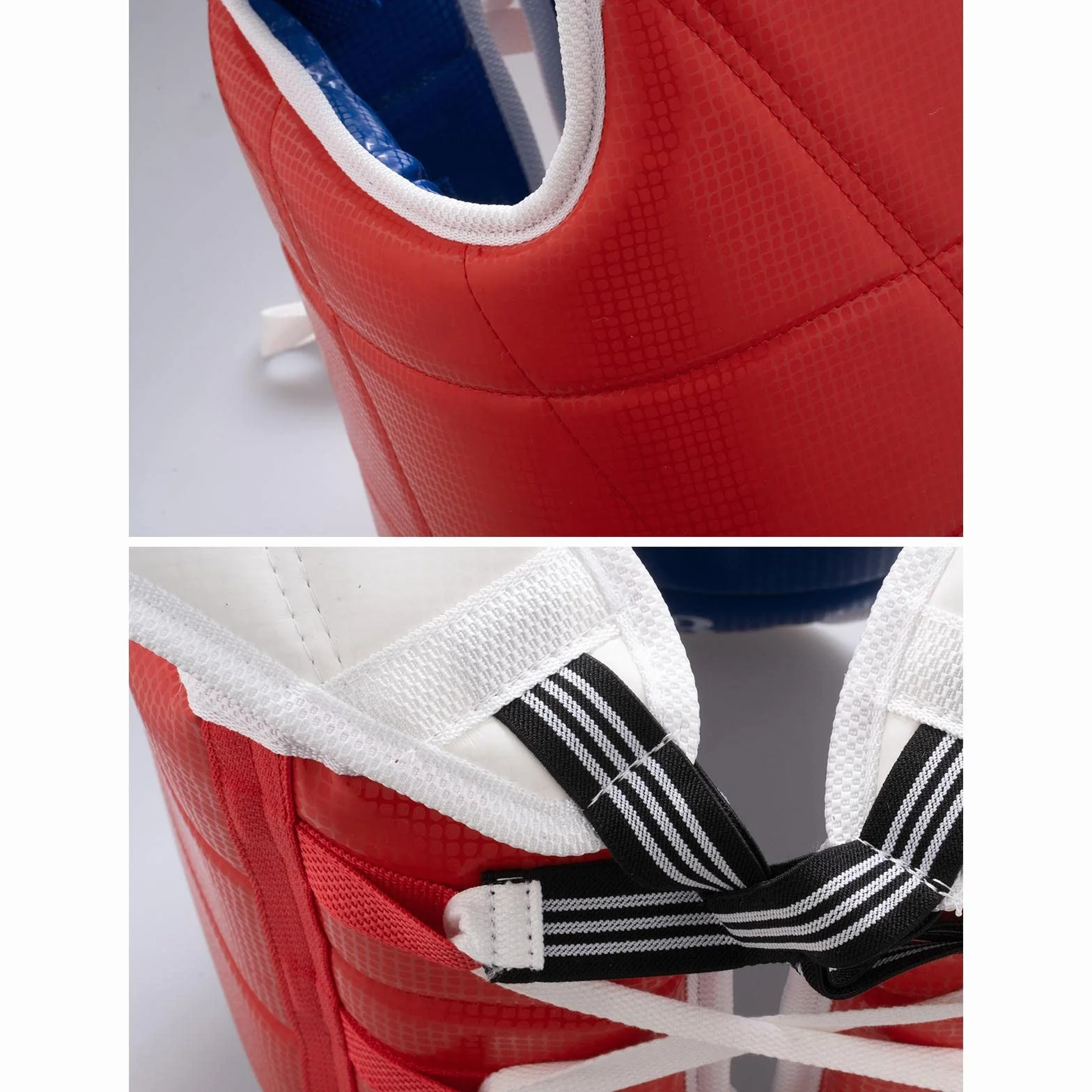 Chaleco Protector Reversible de Taekwondo, Protector de Pecho Ajustable para Mujeres, Hombres, Niños