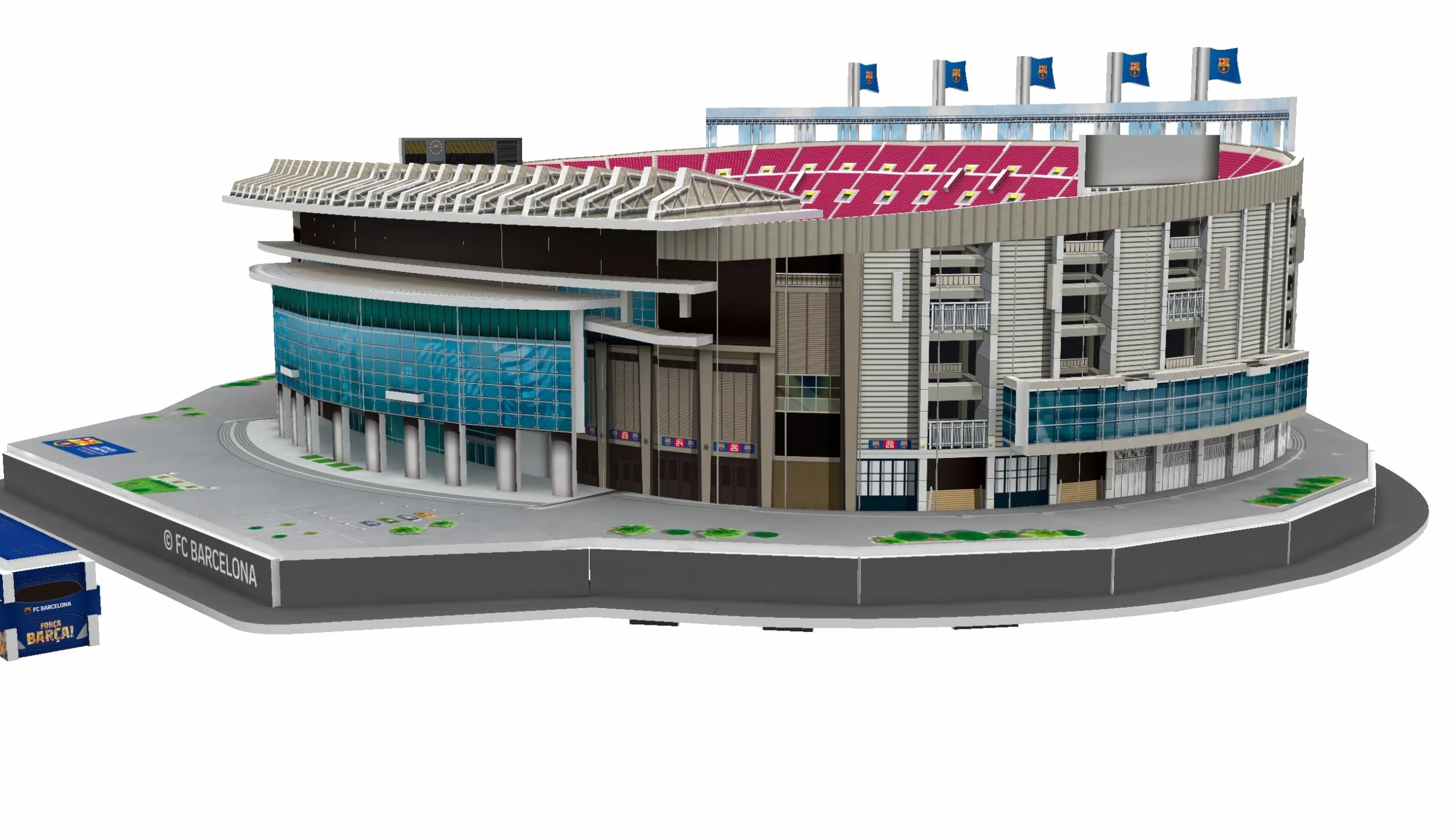 Sockers Banbo Toys Spotify Camp NOU FCB Estadio Puzzle 3D